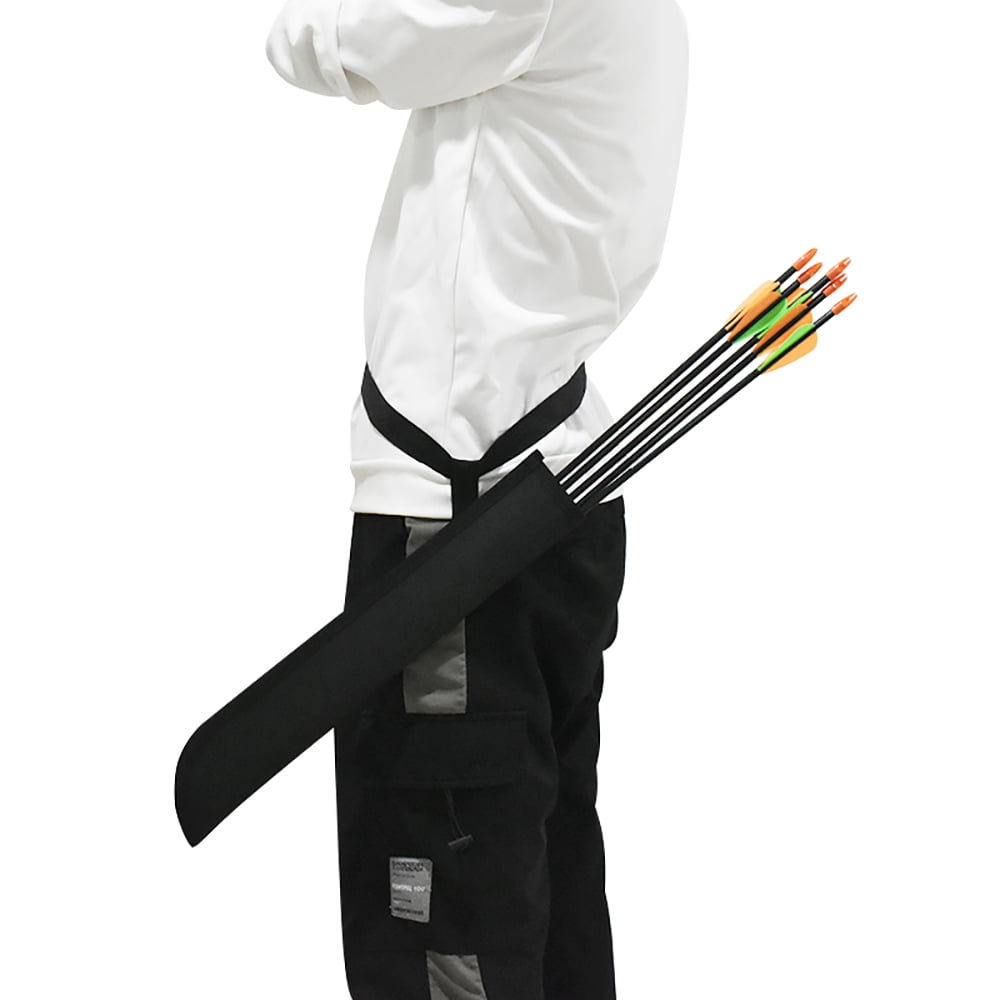 Runzkzy Youth Archery Bow Set for Recreational Shooting Practice (Black, 11 Piece Kit) cv3t1