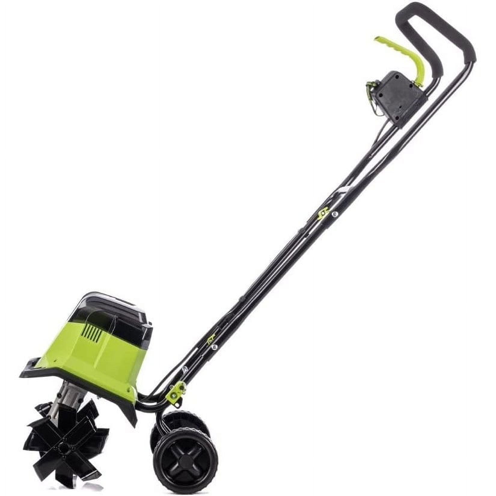 Earthwise 11-Inch 2x20-Volt Cordless Electric Garden Tiller and Cultivator (11 in) 01cag
