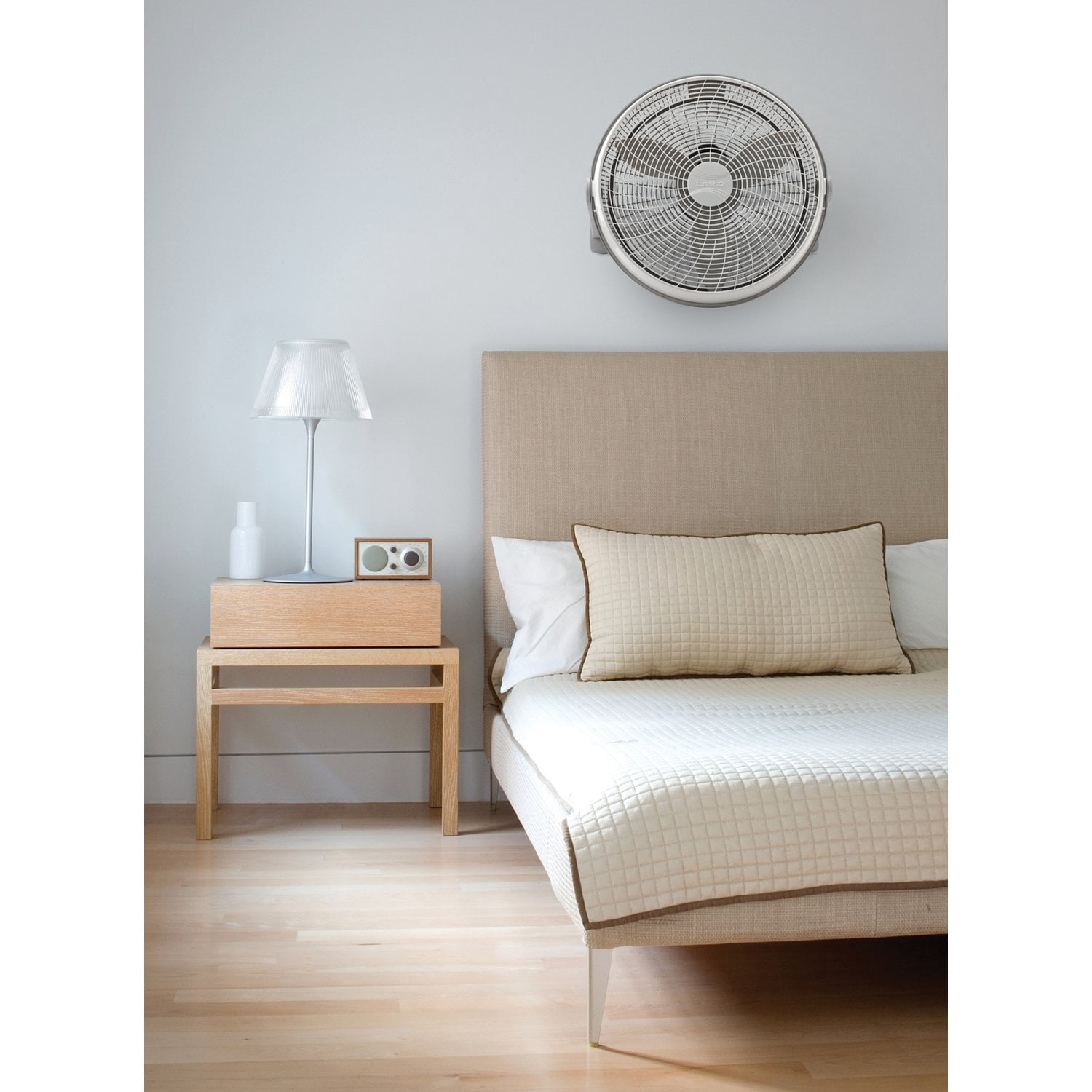 Lasko 20-In. Air Circulator Fan (Grey, 26.2 in Height) n1dd3
