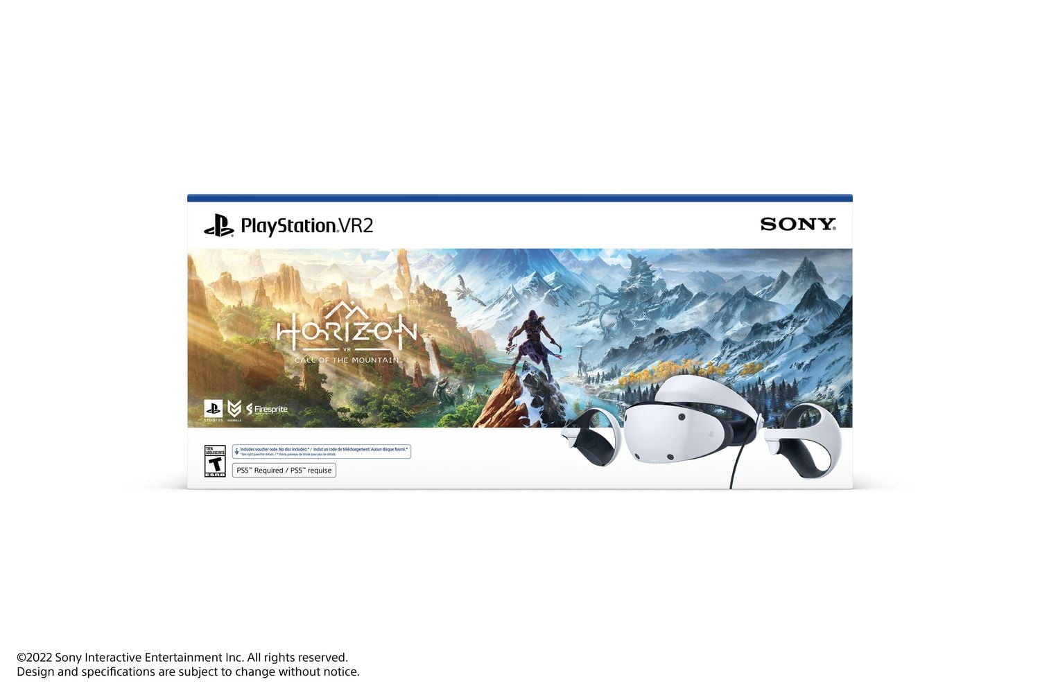 Sony PlayStation VR2 Horizon Call of the Mountain VR Headset Bundle (White, 1 Unit) 9664v