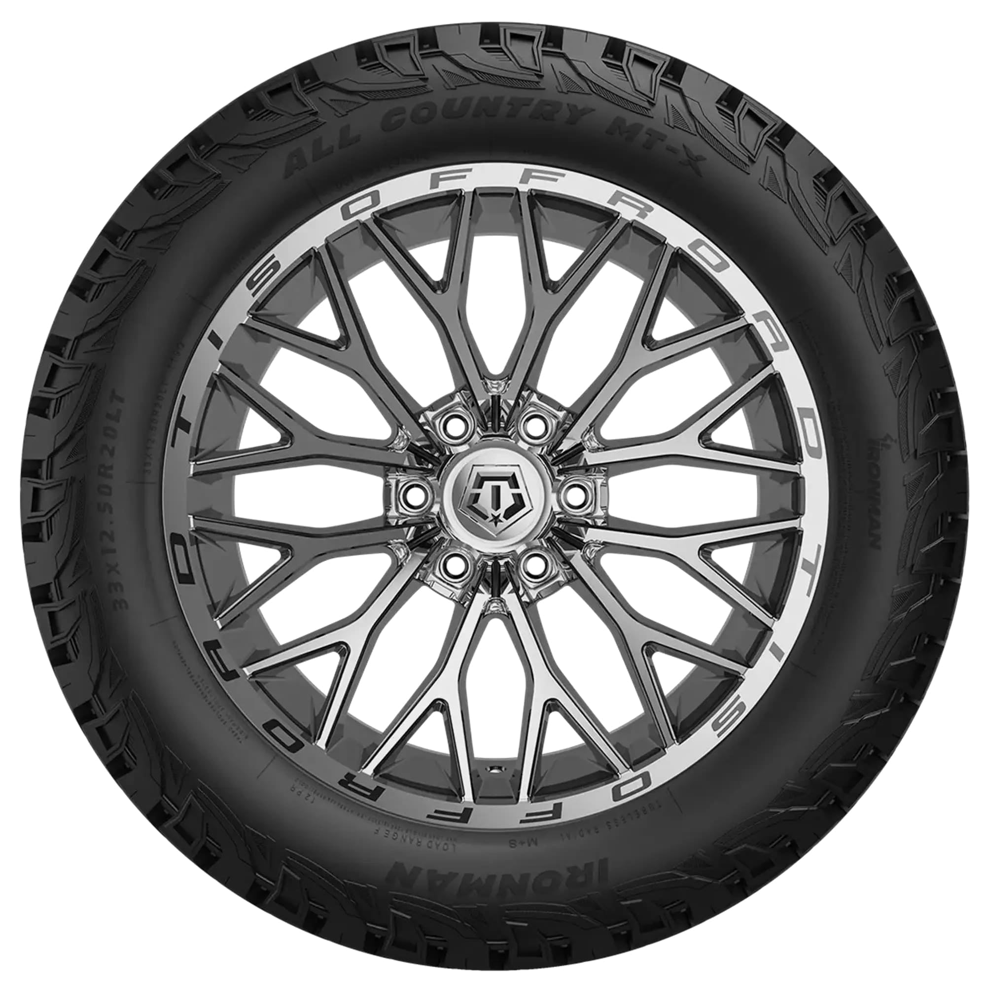 Ironman All Country MT-X Light Truck and SUV Tire (35x12.50R18, 12-Ply) ny1ov