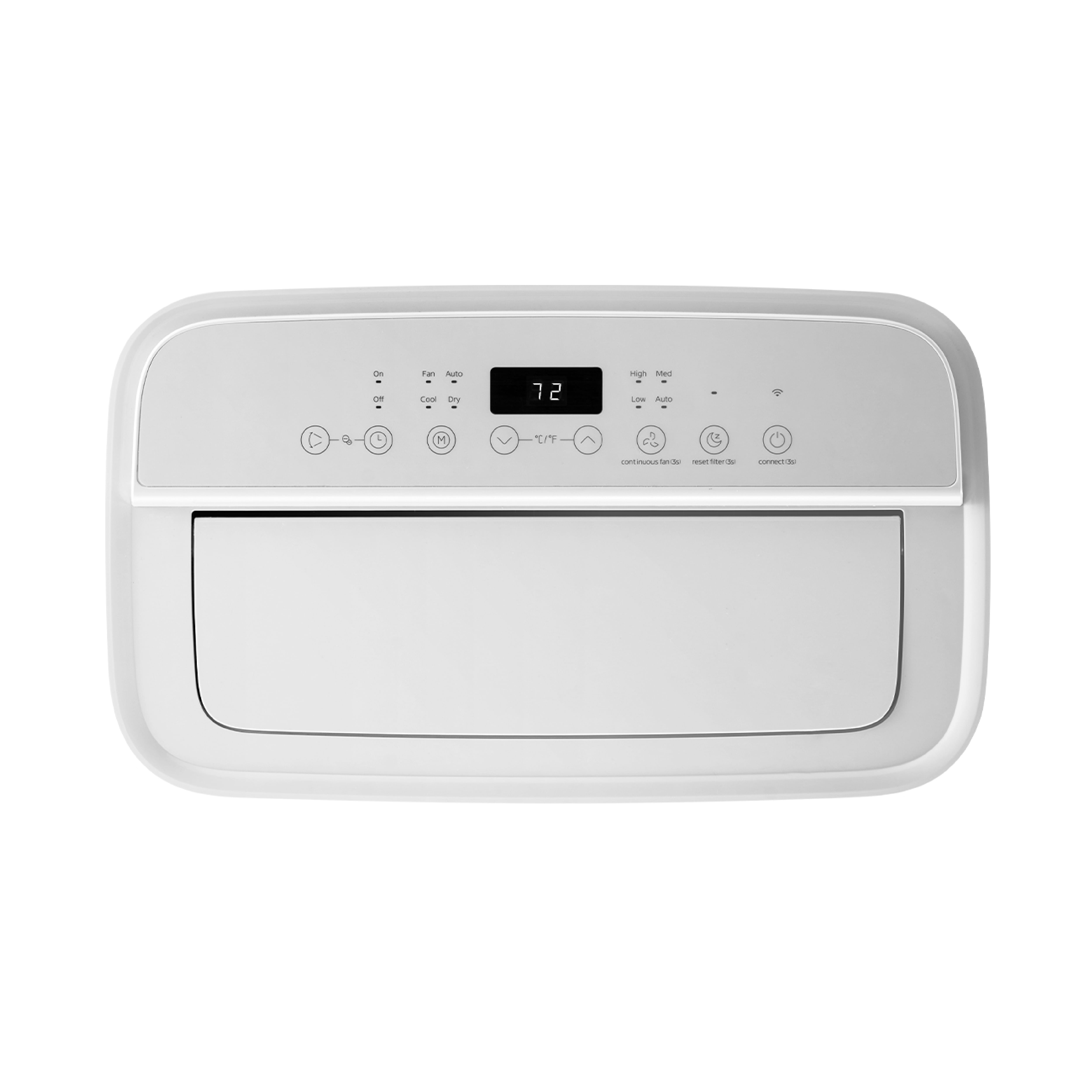 Midea 8,000 BTU SmartCool Portable Air Conditioner with Wi-Fi and Voice Control (White, 350 sq ft) wt46x