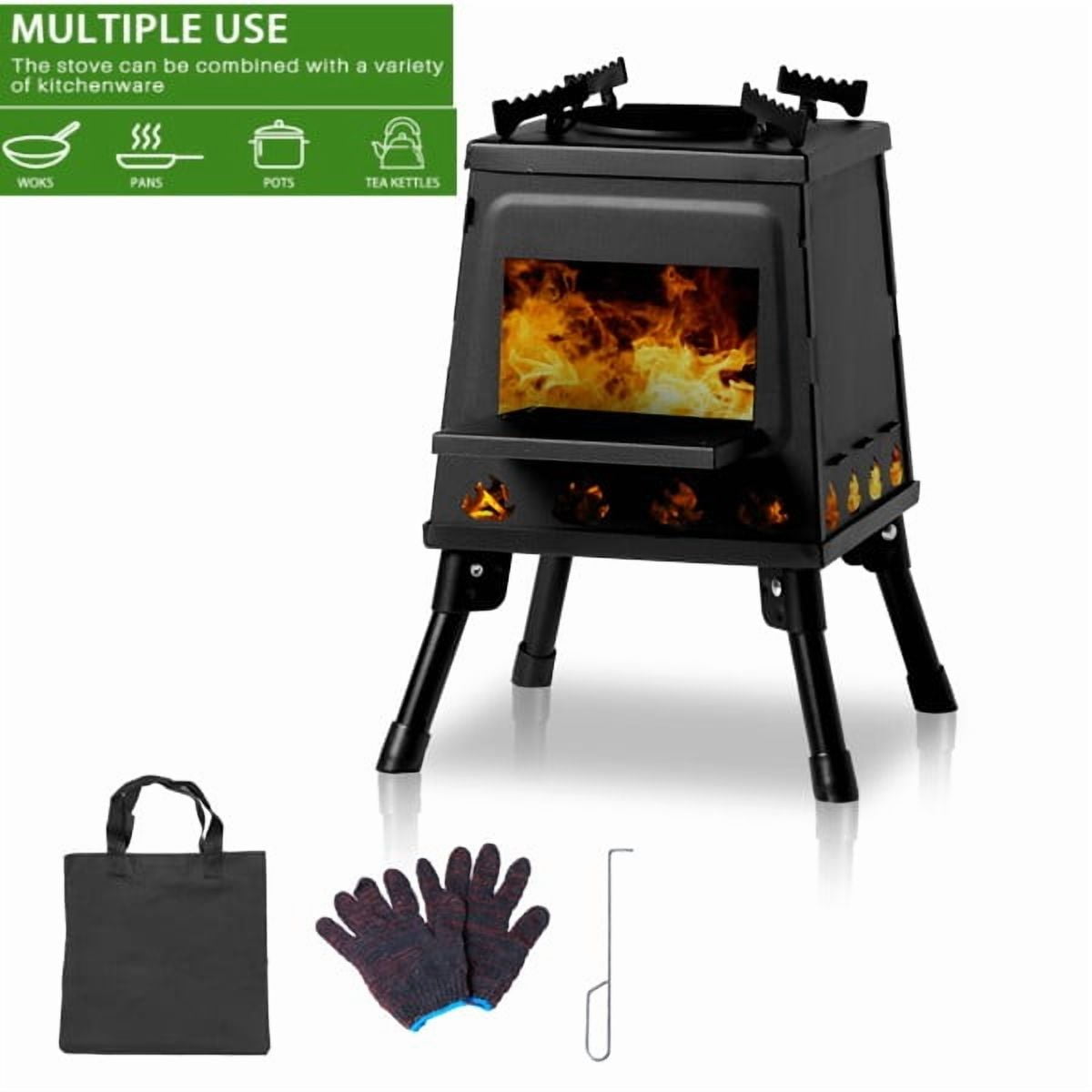 YDLW 38 in Outdoor Fire Pit and BBQ Grill Combo (Black, 38 in) 77elf