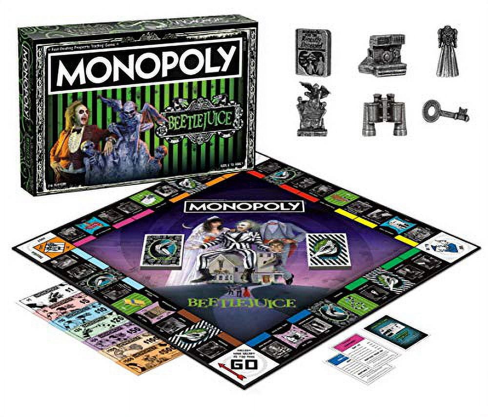 Undiscovered Realm Monopoly Beetlejuice Collector's Edition Board Game (2-6 Players) n6r4z