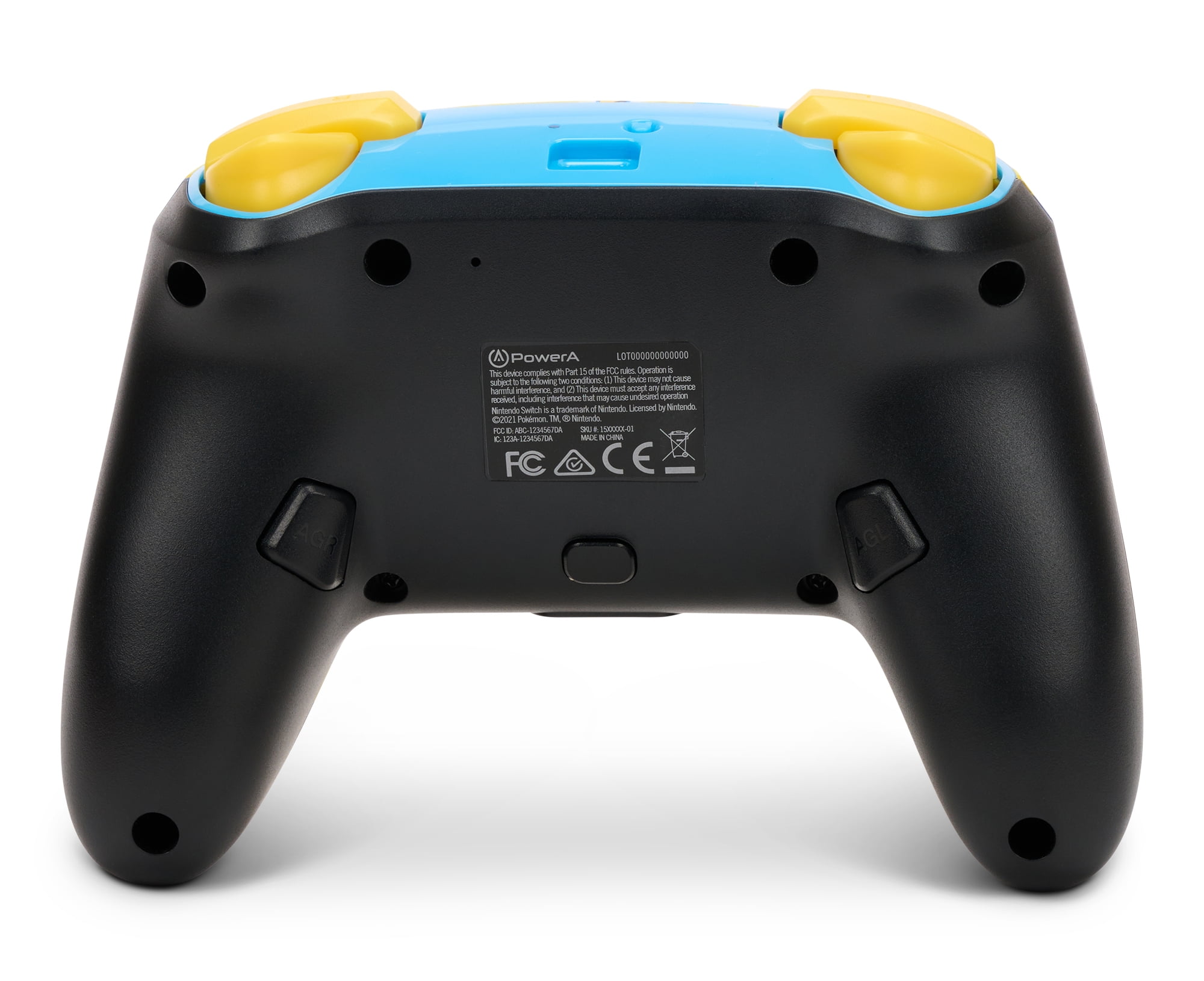 PowerA Enhanced Wireless Controller for Nintendo Switch - Pokémon Pikachu Vortex (Yellow, 10 ft) xytz2