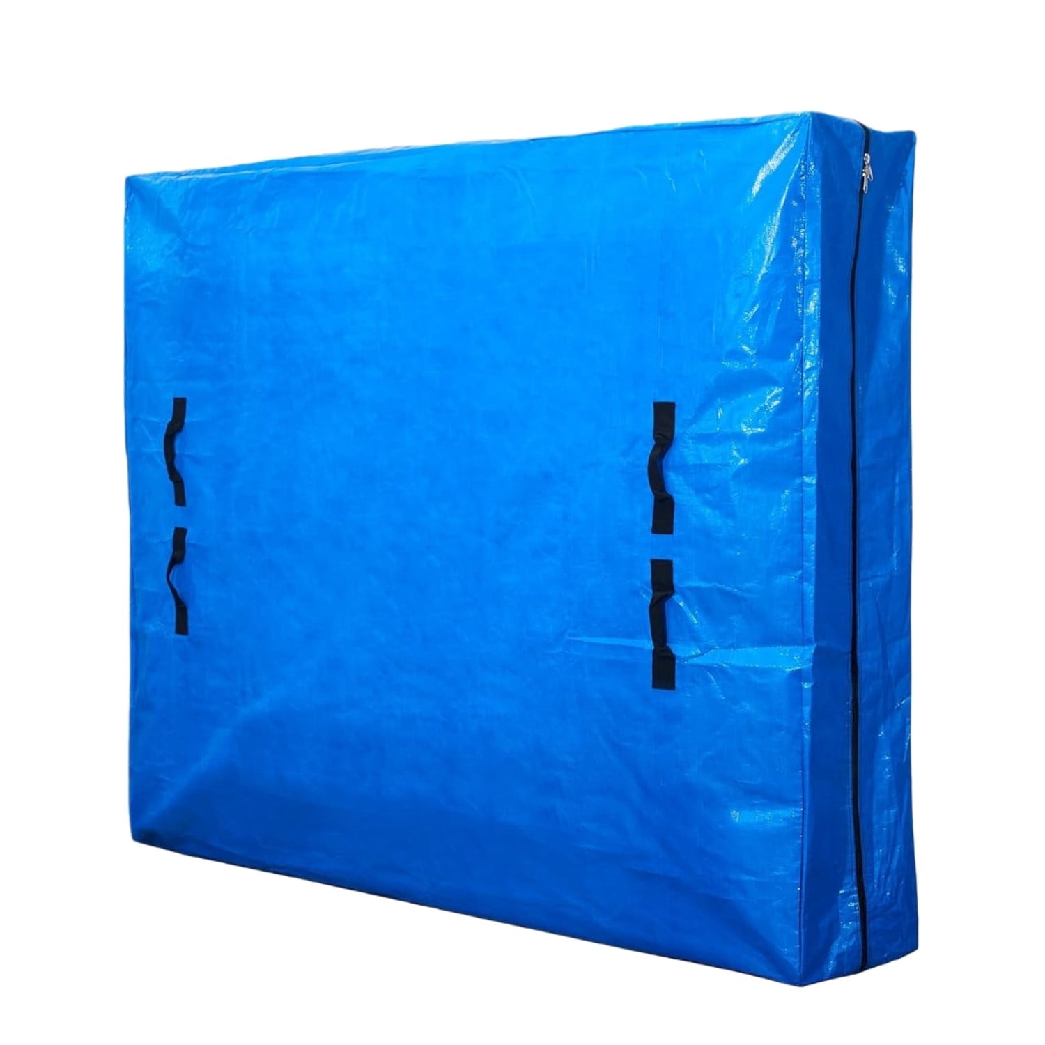 BN-LINK Queen Size Mattress Moving Bag, Heavy-Duty Waterproof Storage Cover with 8 Reinforced Handles and Zipper (Blue, 82 in x 63 in x 15 in) vbiu7