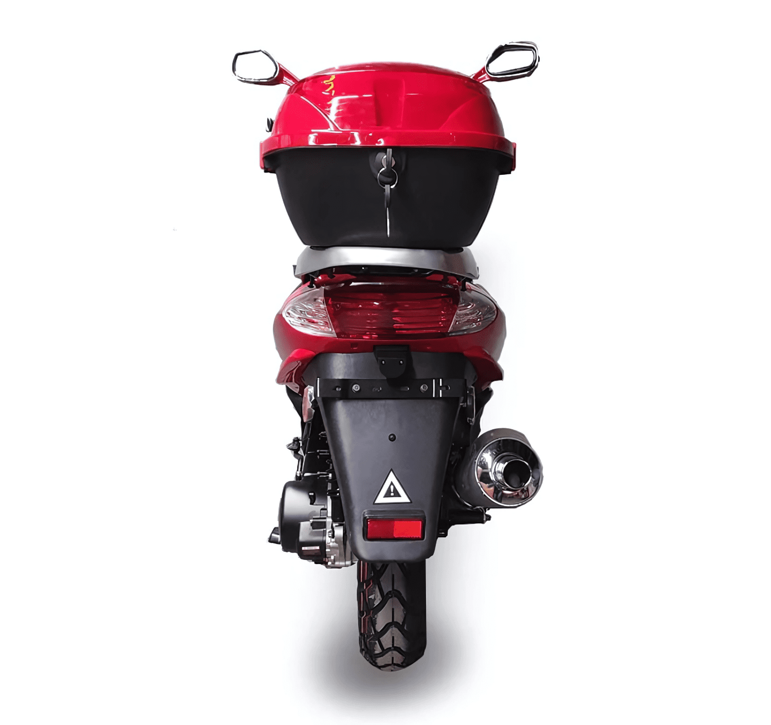 Ice Bear Hawkeye PMZ150-3C 150cc Gas Powered Scooter (Red, 330 lb Capacity) bf0m9