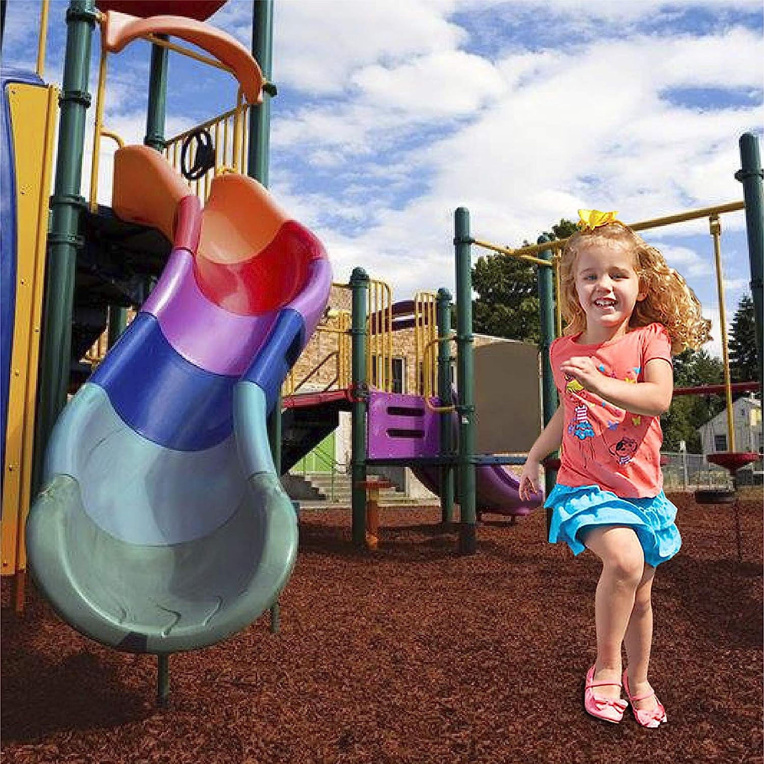 NuPlay Rubber Mulch for Playgrounds and Landscaping (Redwood, 40 lb) ucvgz