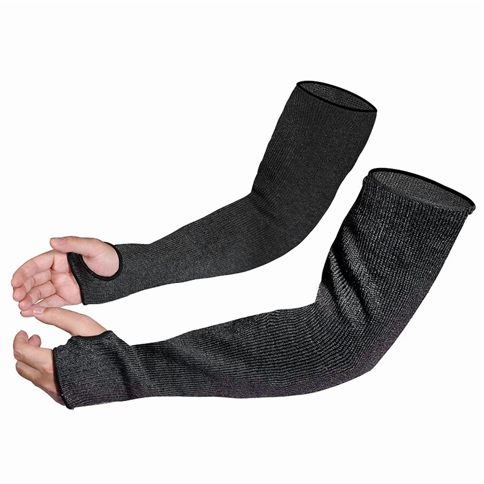 Purely Elizabeth Cut Resistant Arm Sleeves for Gardening and Industrial Work (Grey, 1 Pair) jsrn2