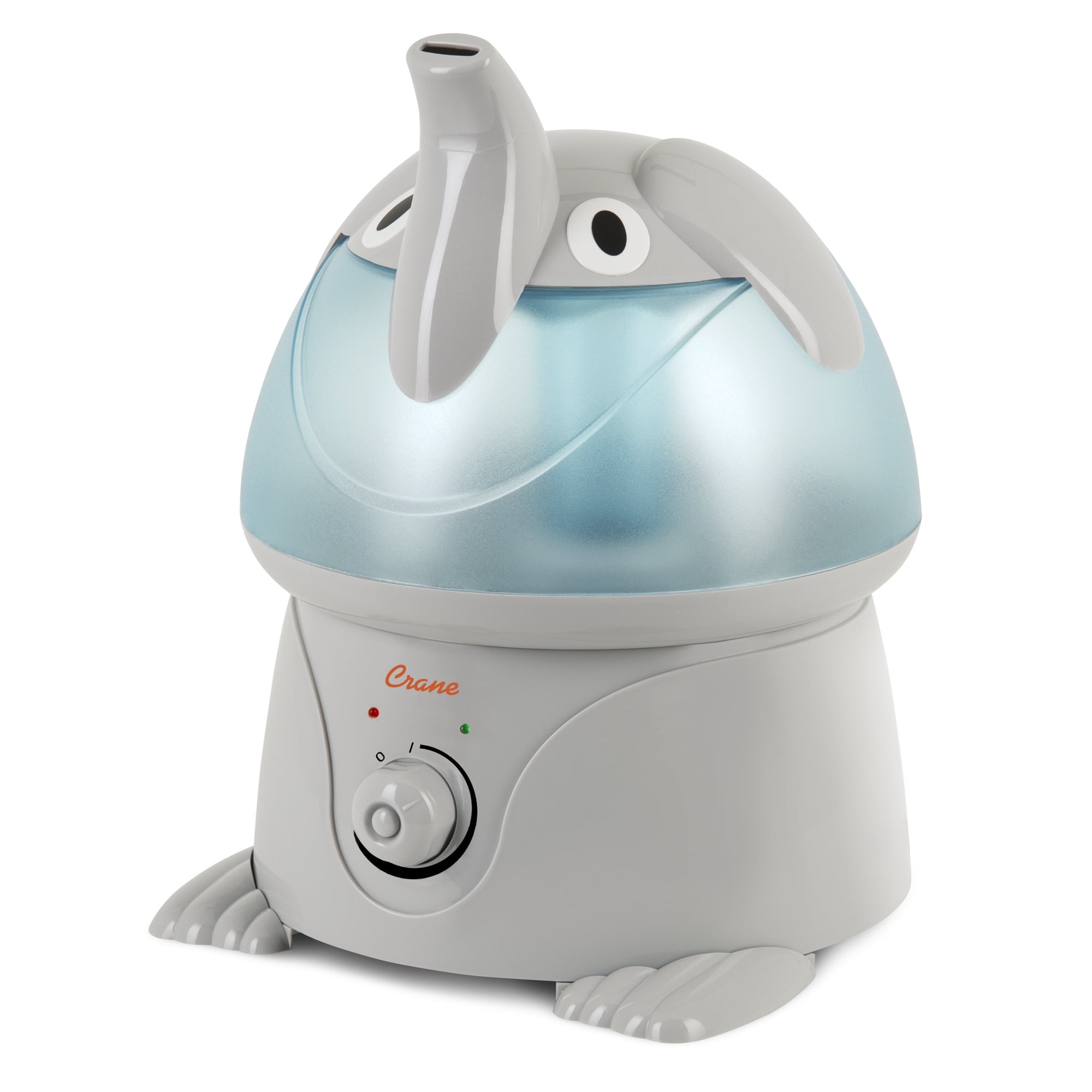 Crane Ultrasonic Elephant Humidifier (Gray, 1 gal) p55pk