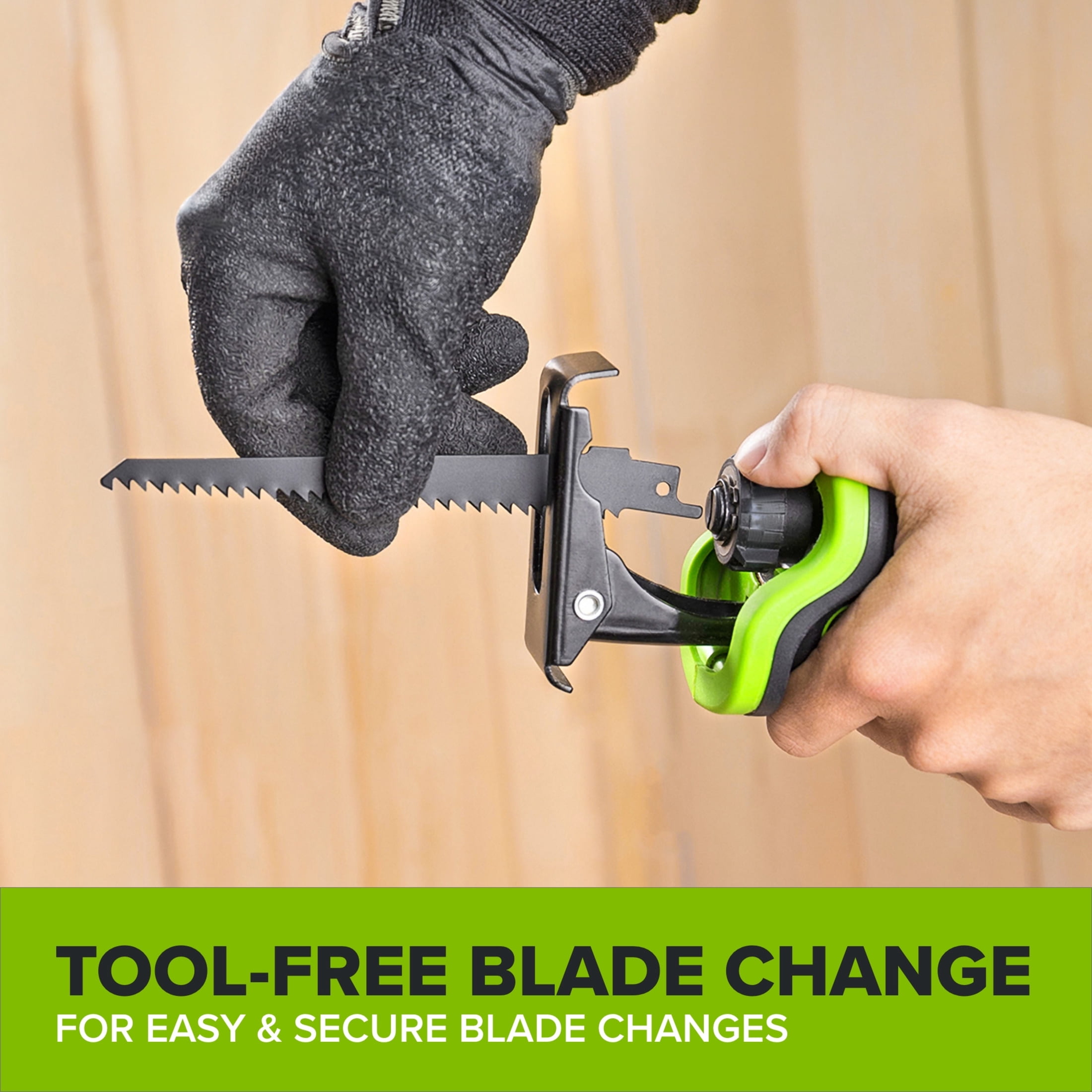 Greenworks PowerAll 24V Brushless Reciprocating Saw Kit with 2Ah Battery and 30W Charger (1 in Stroke Length) jjsok