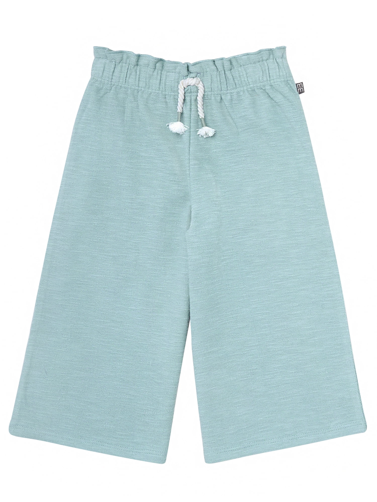 Modern Moments by Gerber Toddler Girl Paperbag Waist Wide Leg Pants (Grey, 5T) kqrq8