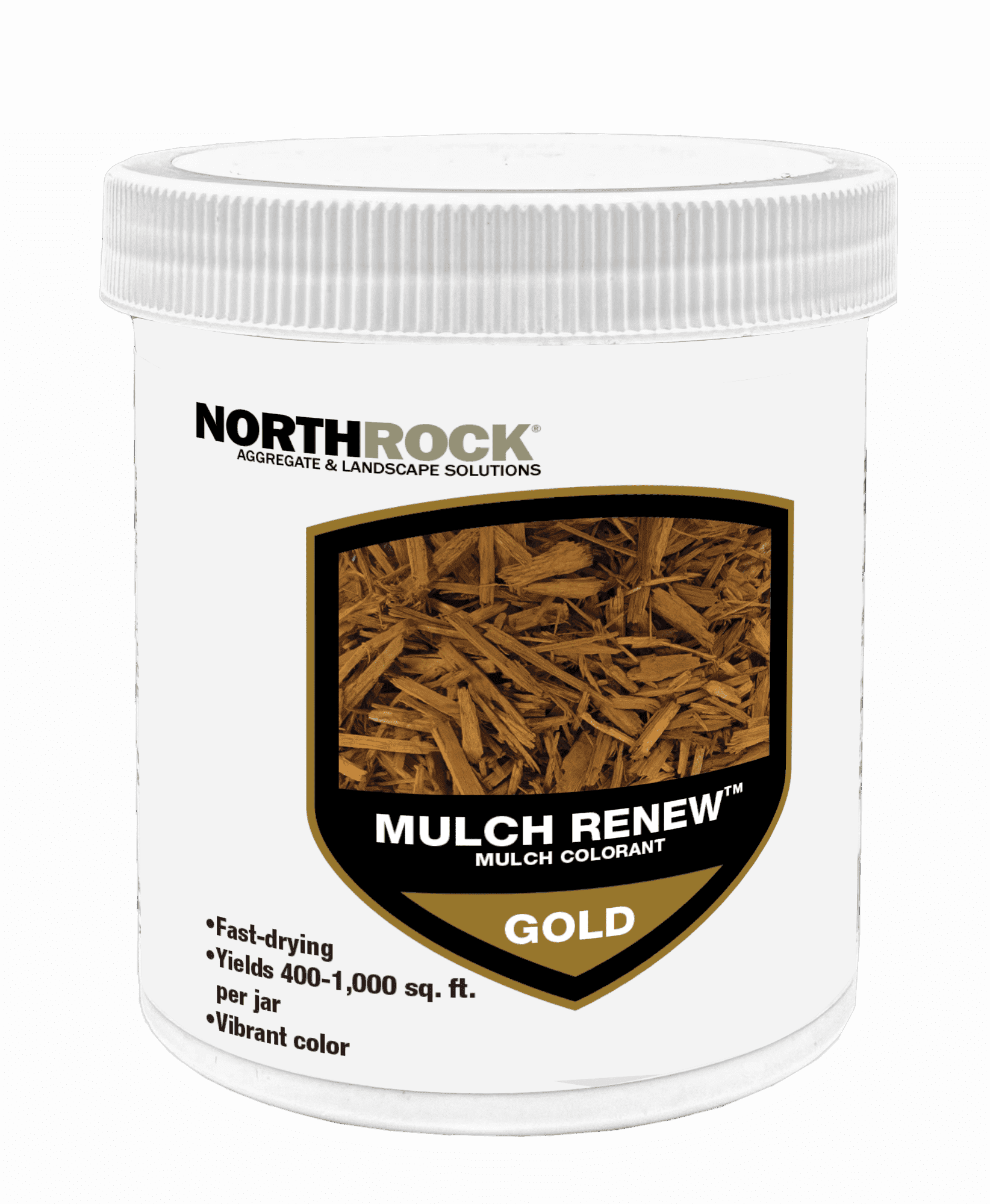 NorthRock Mulch Renew Gold Colorant for Shredded Bark and Acacia Wood (Gold, 12 oz) tjnuv