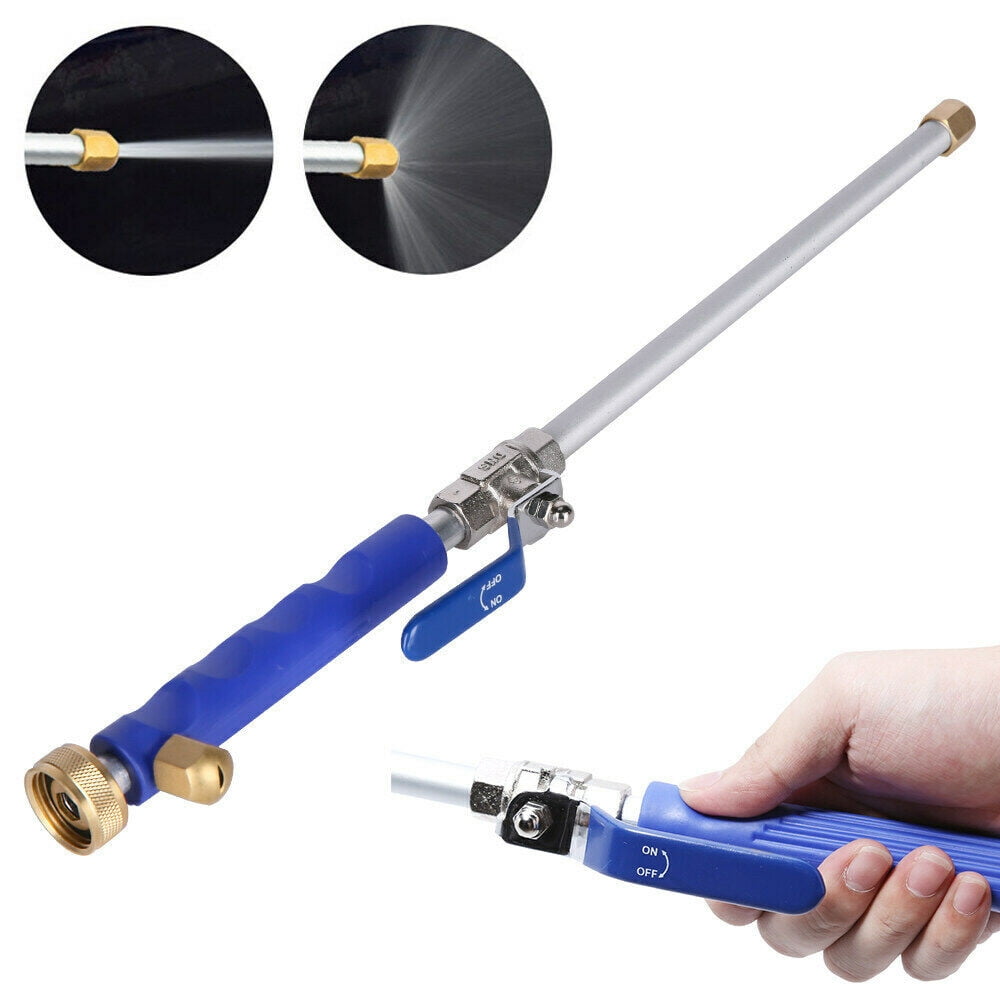 DEUUZHENQI High Pressure Hose Nozzle, 2-in-1 Power Washing Wand with Quick Connect, Heavy-Duty Spray Attachment for Garden and Driveway (5000 PSI) xc8a5