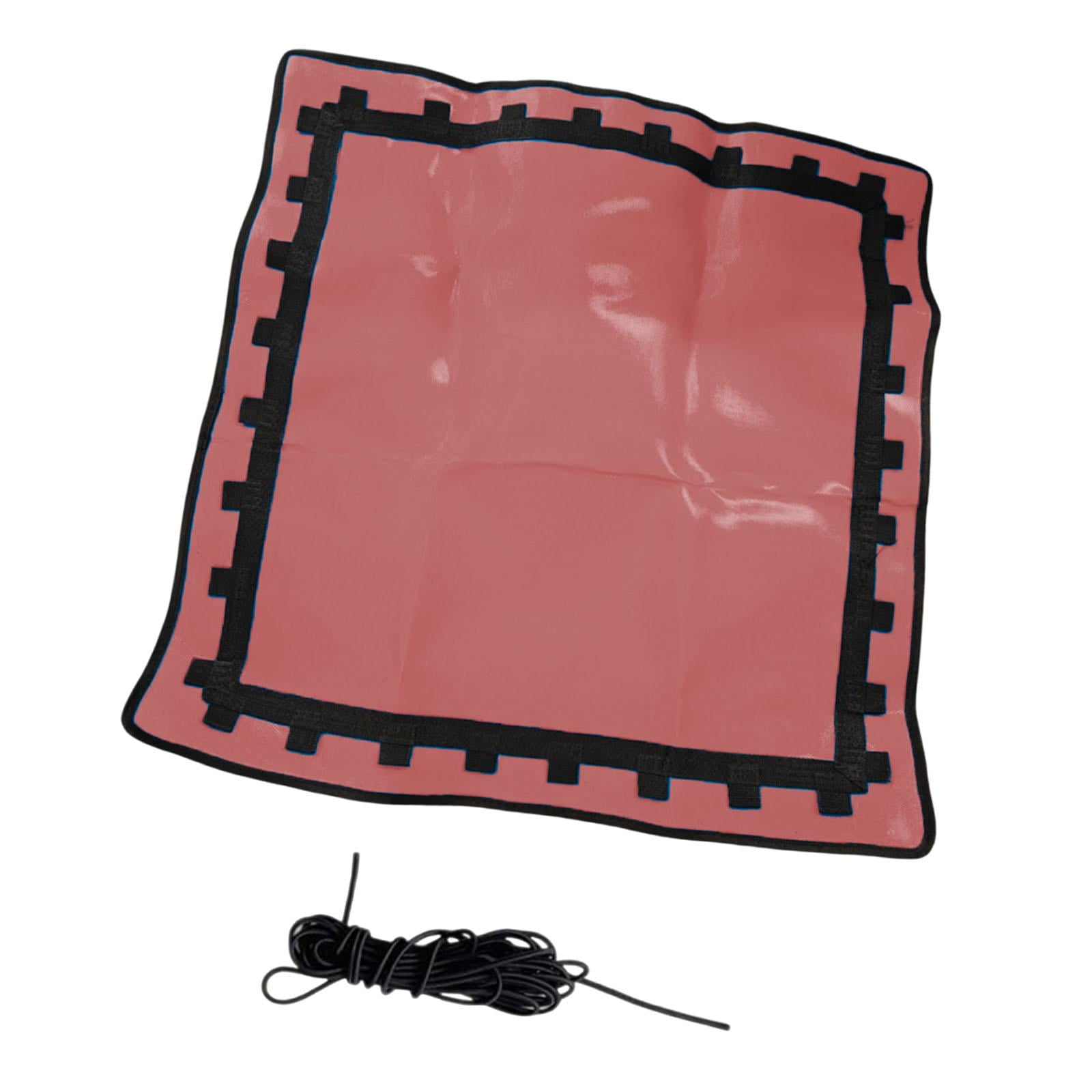 yotijay Trampoline Replacement Mat with Elastic Rope (Blue, 29.5 in x 29.5 in) uaoa0