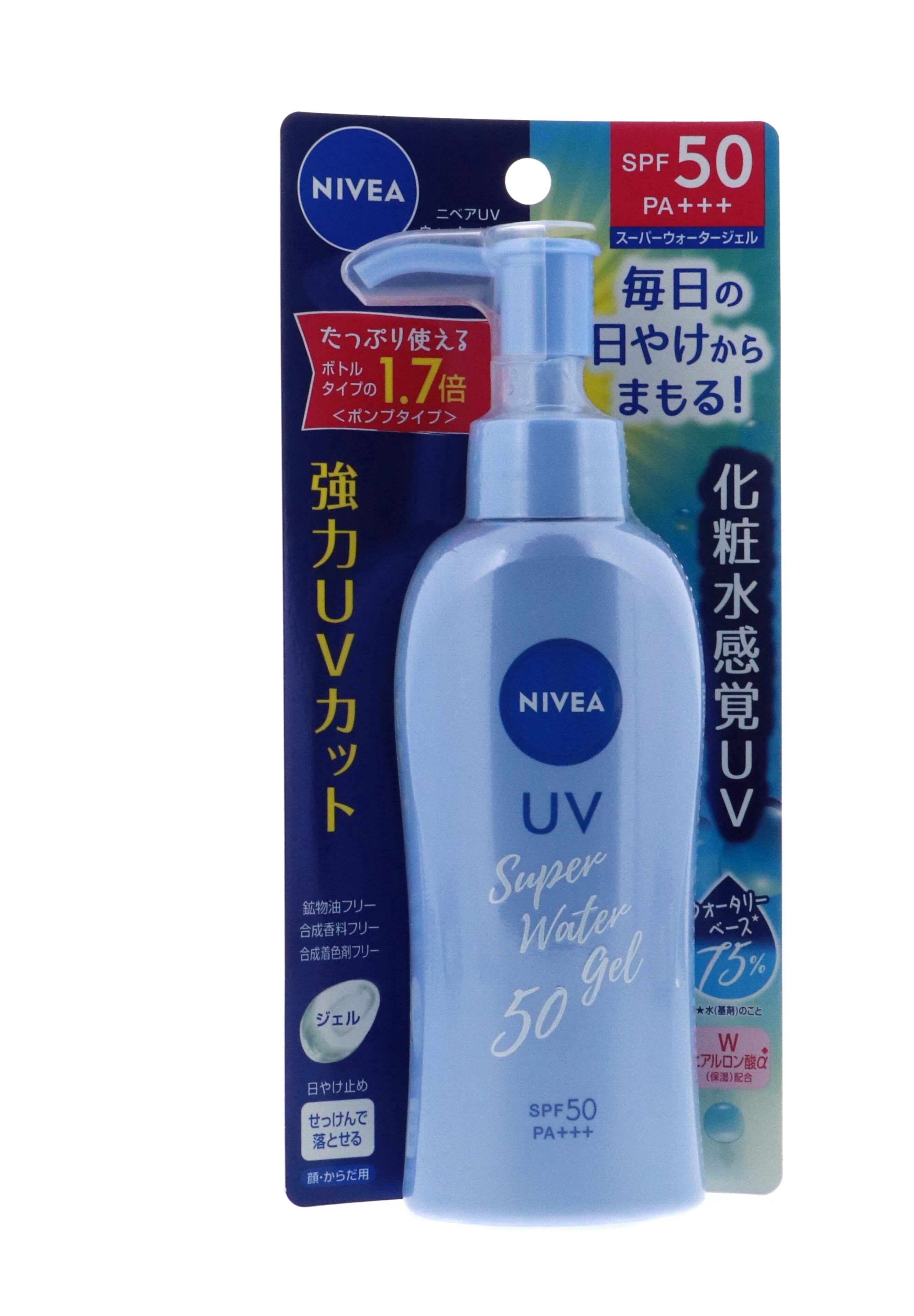 Kao Nivea Sun Protect UV Super Water Gel SPF50 PA+++ (4.93 oz, 2 Pack) hcyvu