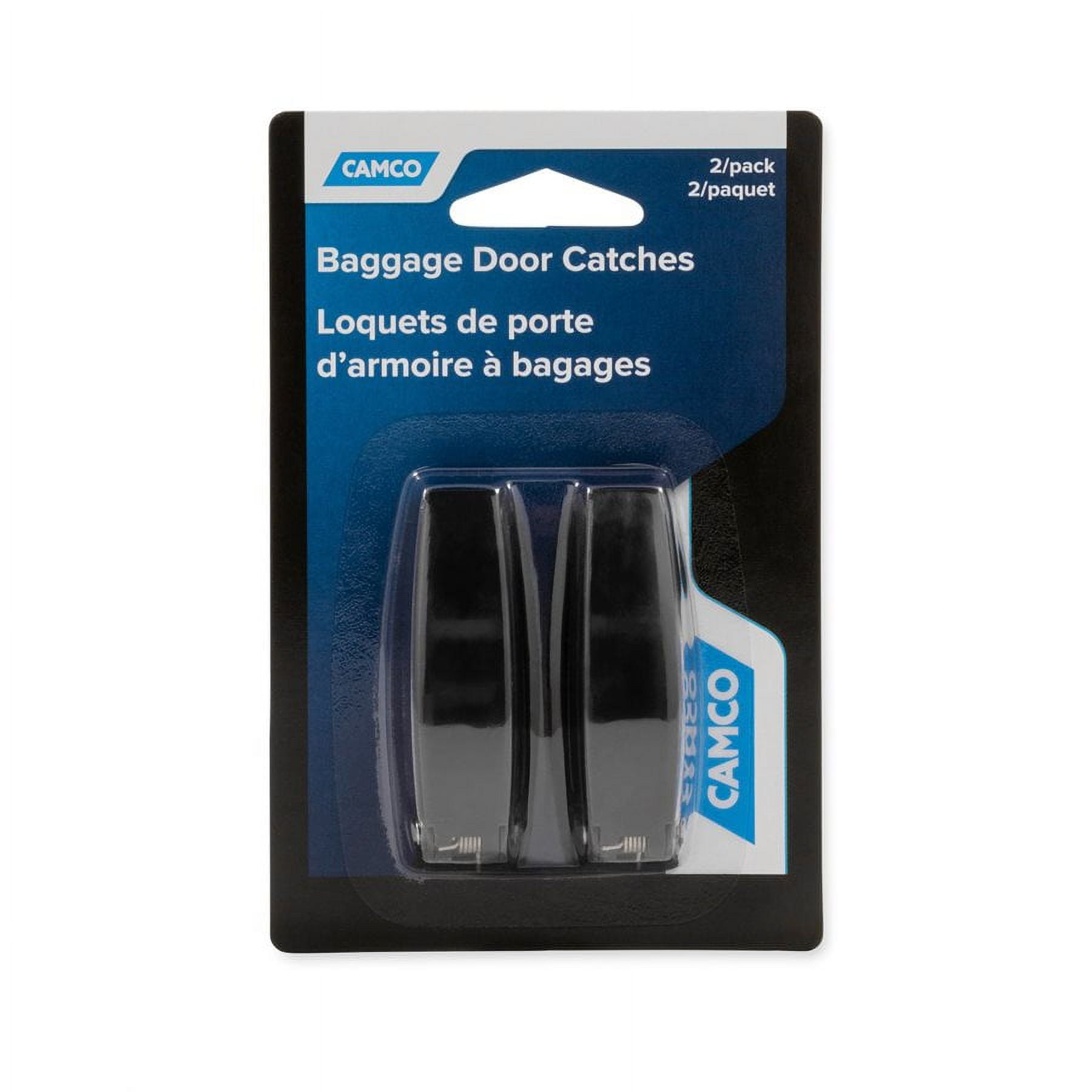 Camco RV Baggage Door Catch Holder (Black, 2 Pack) sdlaf