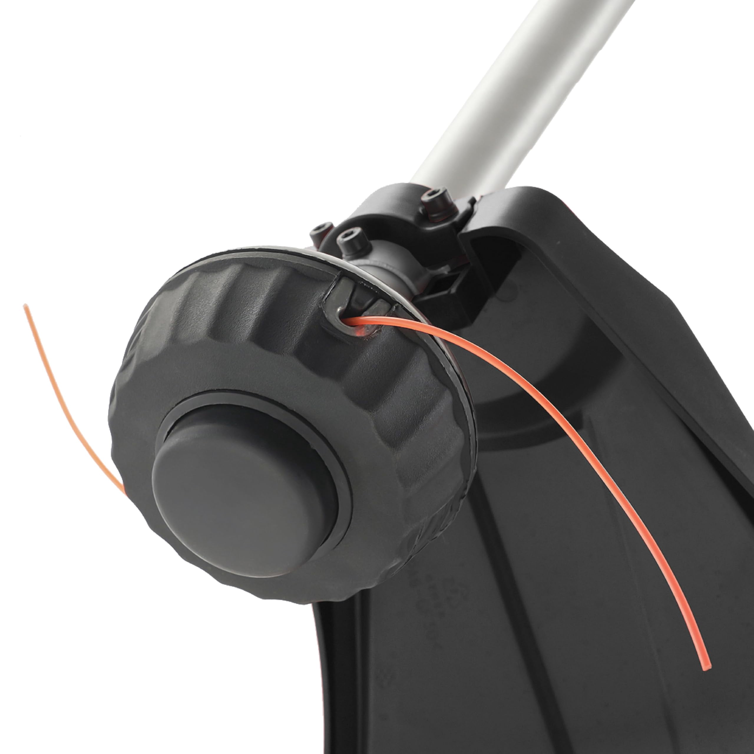 PRORUN 25.4cc Gas-Powered 2-Cycle Curved Shaft String Trimmer (Red, 15 in) cwahh