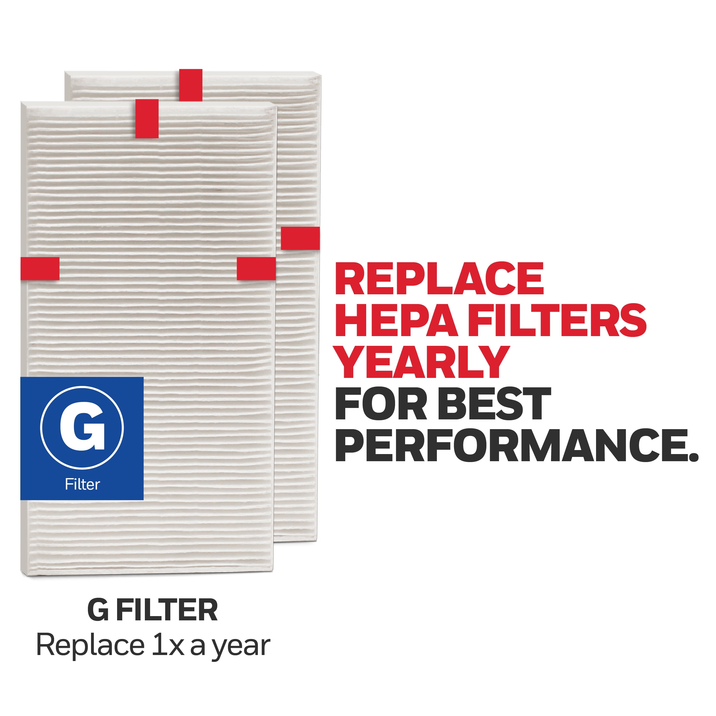 Honeywell HEPA Replacement Filter G (2 Pack) kkvsl