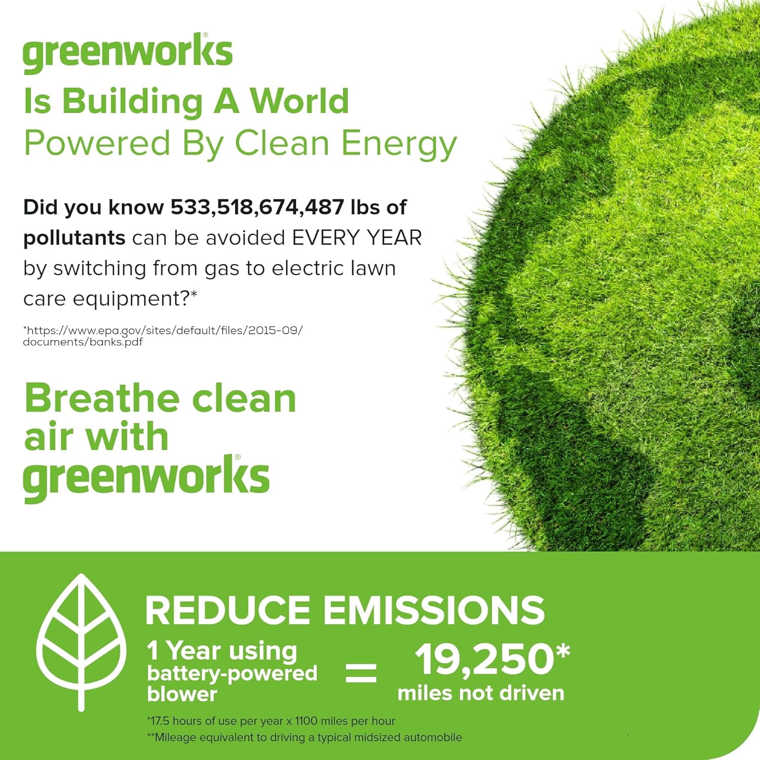 Greenworks 48V Brushless Leaf Blower and Vacuum Kit with (2) 4.0Ah Batteries and Dual Port Charger 8e49s