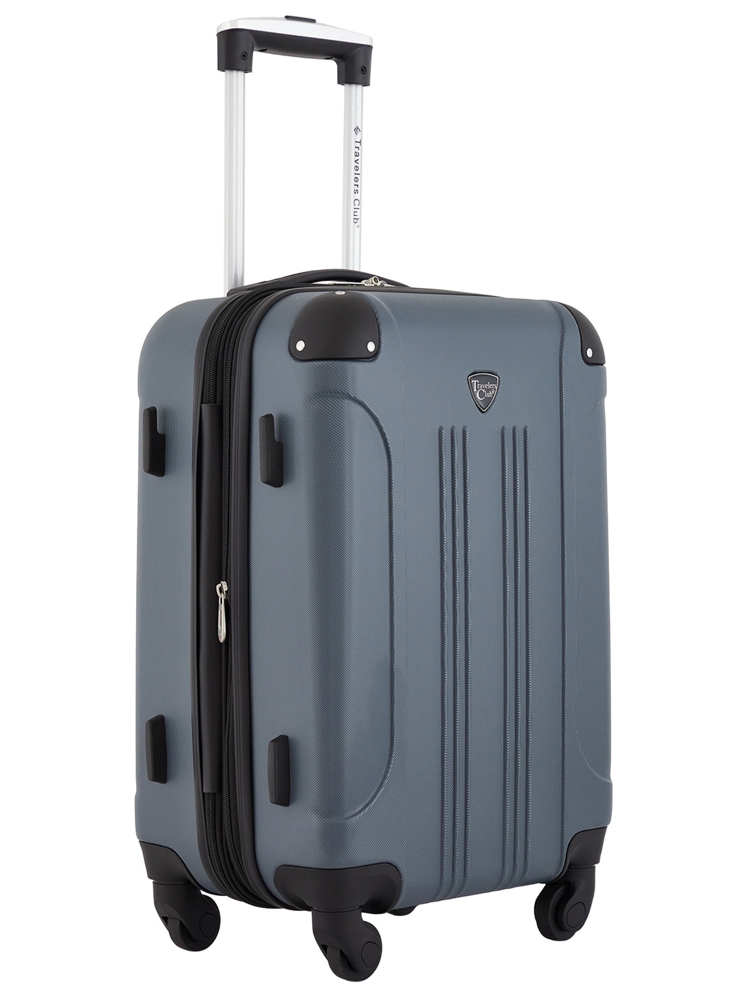 Travelers Club Hard Side Expandable Rolling Spinner Carry-on (Dark Slate, 20 in) kukqf