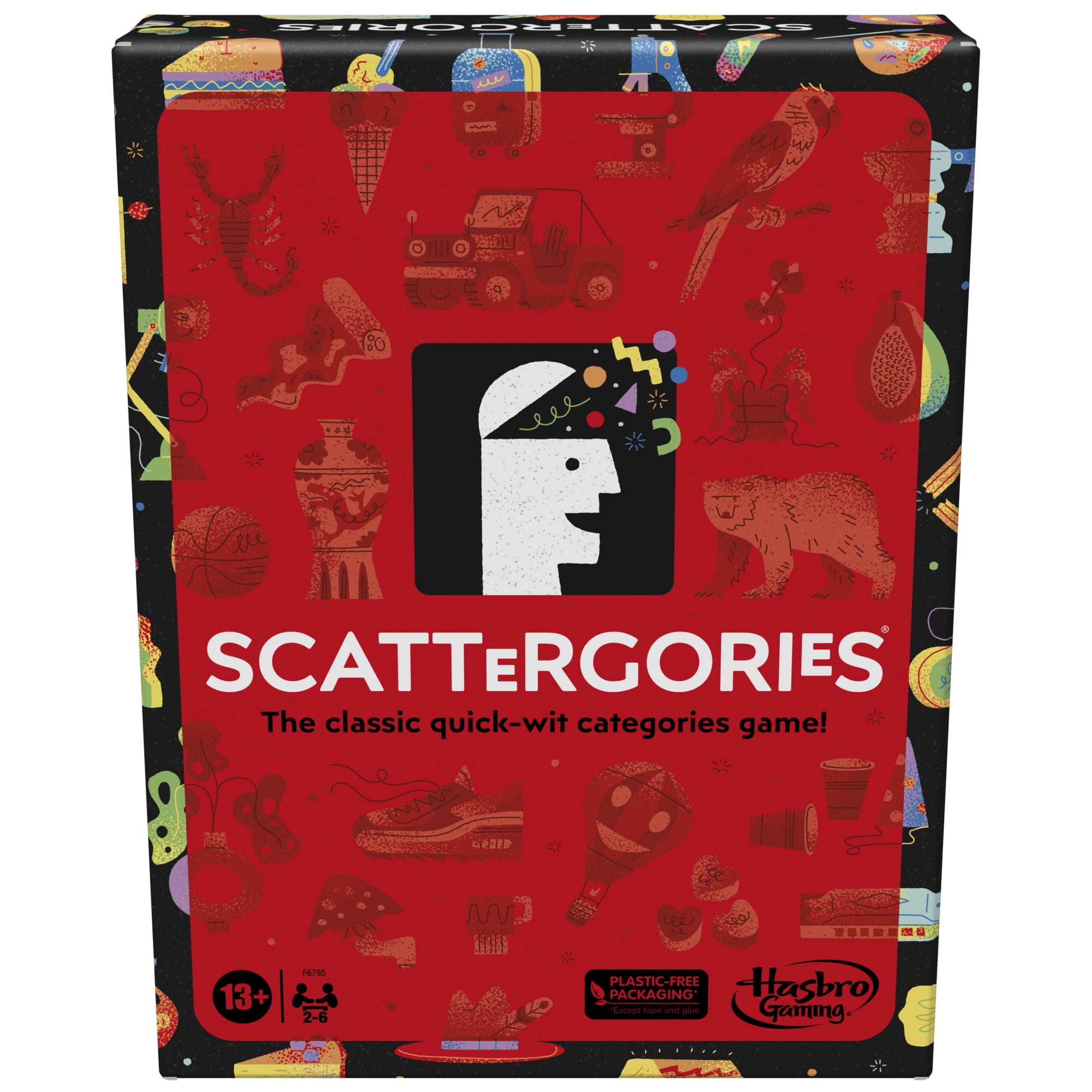 Scattergories Classic Party Game for Groups and Families (1 Game Set) rmgbh