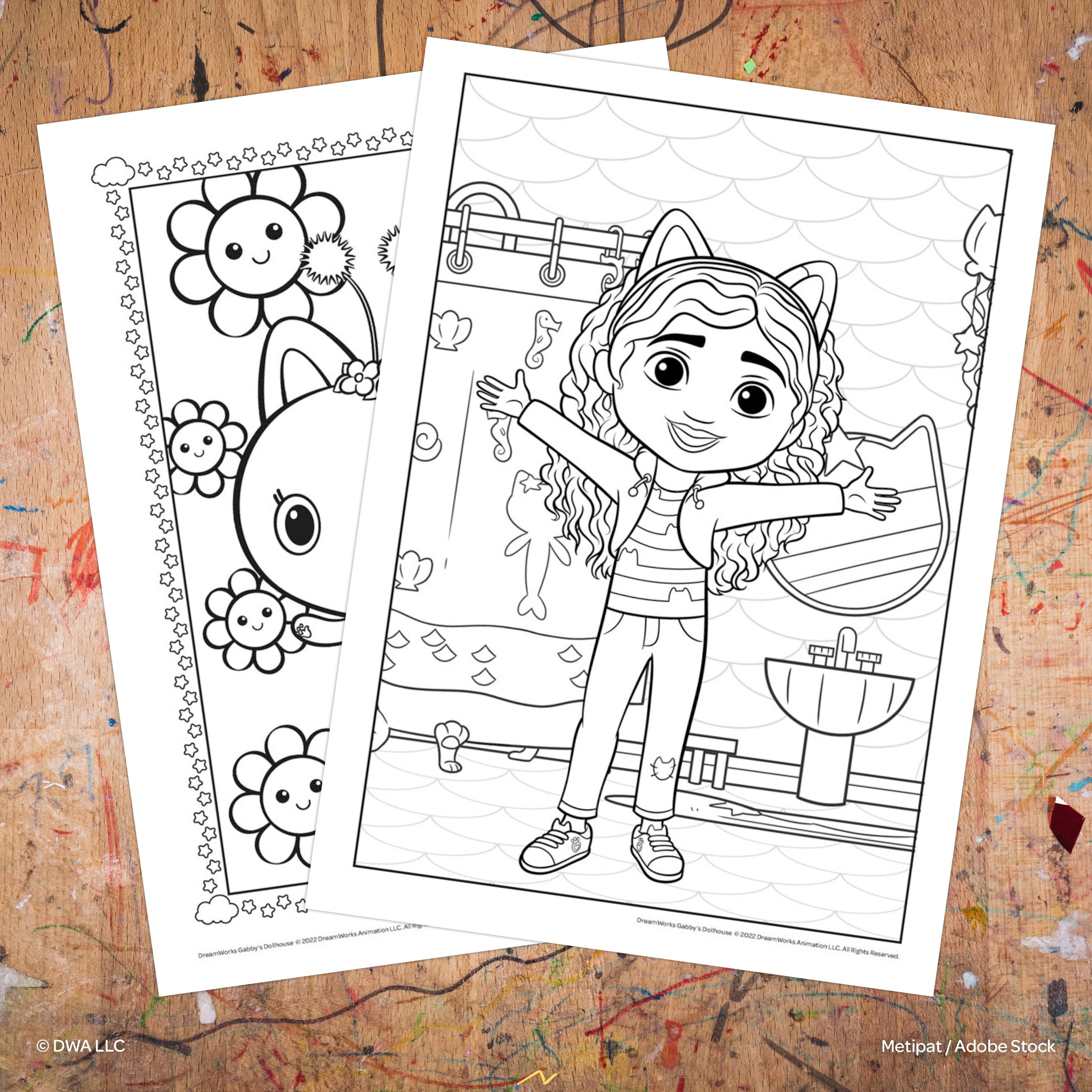 DreamWorks Gabby's Dollhouse Coloring and Activity Book (192 Pages) n2yma