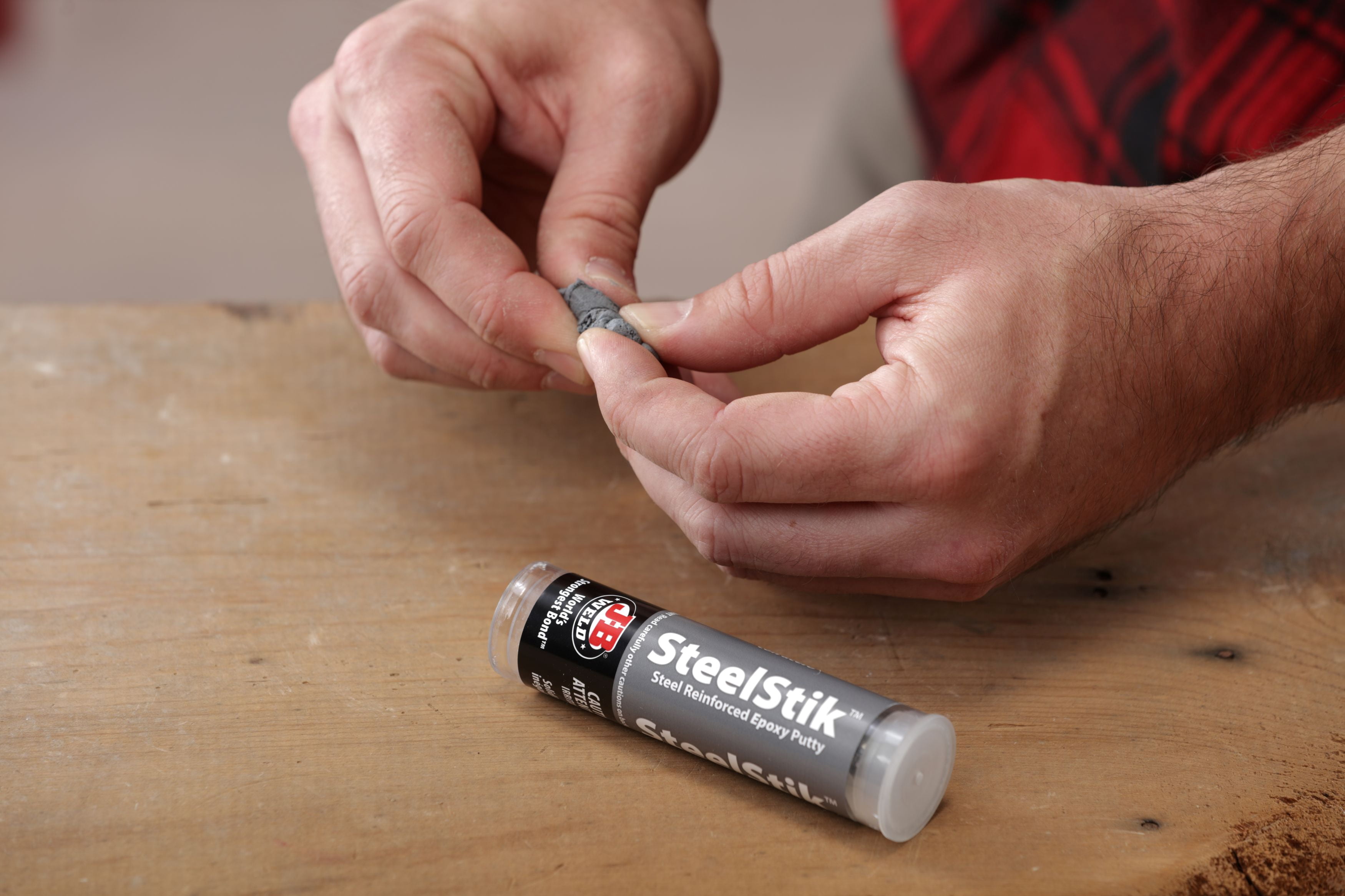 J-B Weld SteelStik Epoxy Putty (Grey, 2 oz) tp5tb