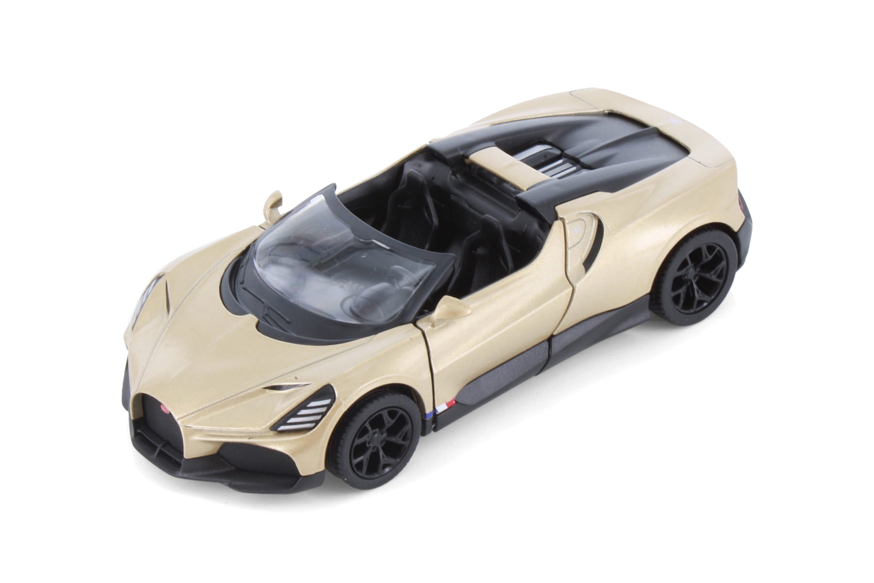 Kinsmart Bugatti Mistral Diecast Model Sports Car Set (Assorted Colors, 12 Pack, 5 in) fep44