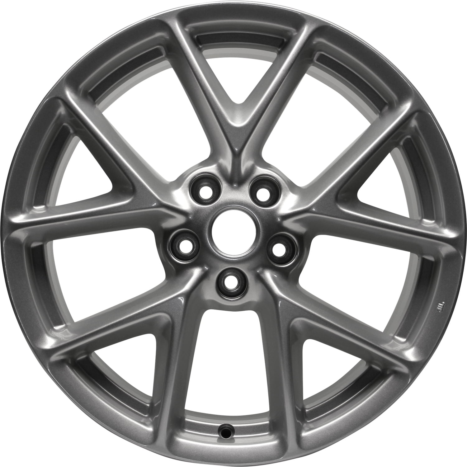 Nissan Remanufactured Aluminum Wheel Rim (Medium Sparkle Silver, 19 x 8 in) c9mru