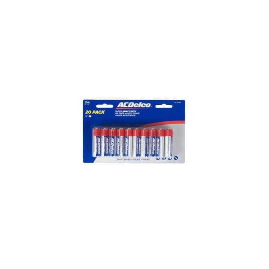ACDelco AA Alkaline Batteries, Heavy Duty Long-Lasting Power (8 Pack) ttpf6