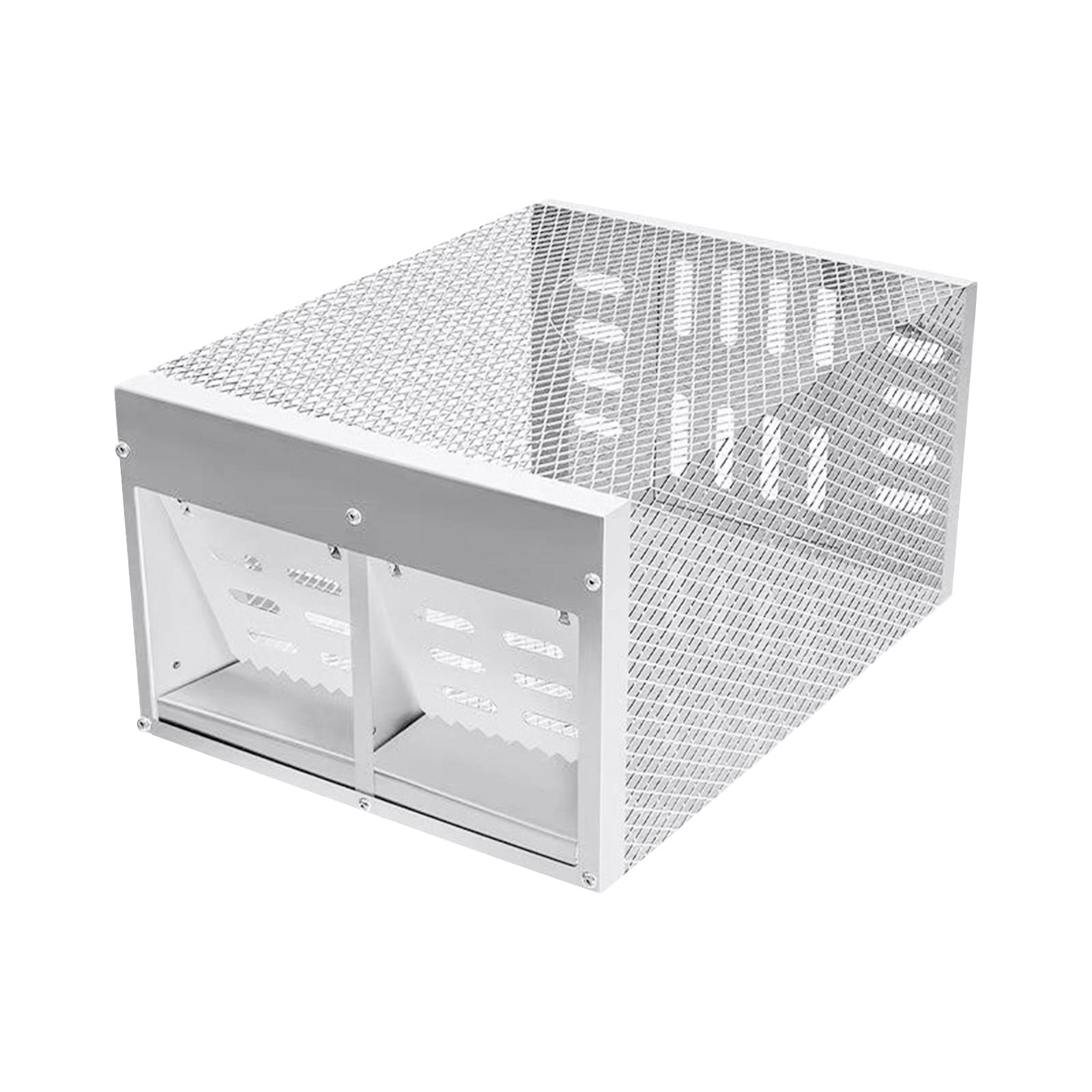 LINMOUA Humane Live Animal Trap Cage, Double Opening One-Way Door for Rodents, Chipmunks, and Small Mice (12 in x 9 in x 6 in) ddwip