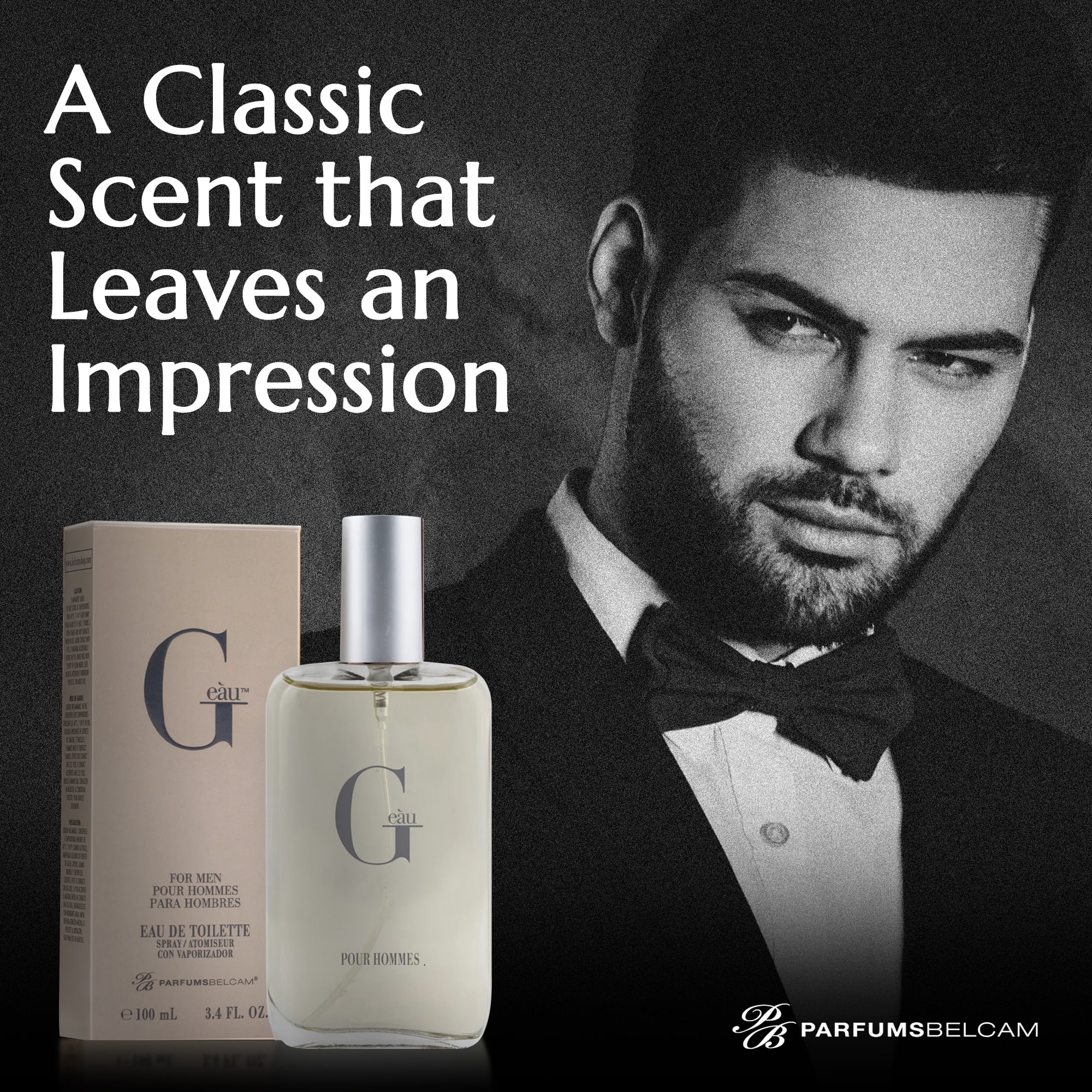 Belcam G’eàu Eau De Toilette Men’s Cologne, Long-lasting Fragrance (3.4 fl oz) 1zse2