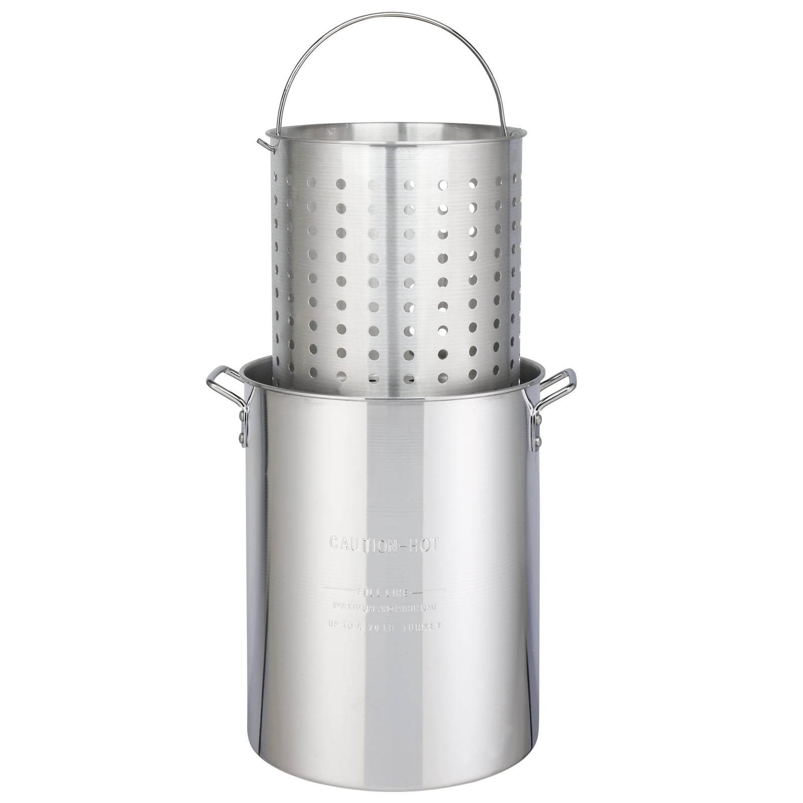 EDOEMSE 4-Piece Outdoor Cooking Set, Heavy-Duty Gas Fryer with 30QT Turkey Pot and 10QT Fish Pot (13x32 in) d2hmh