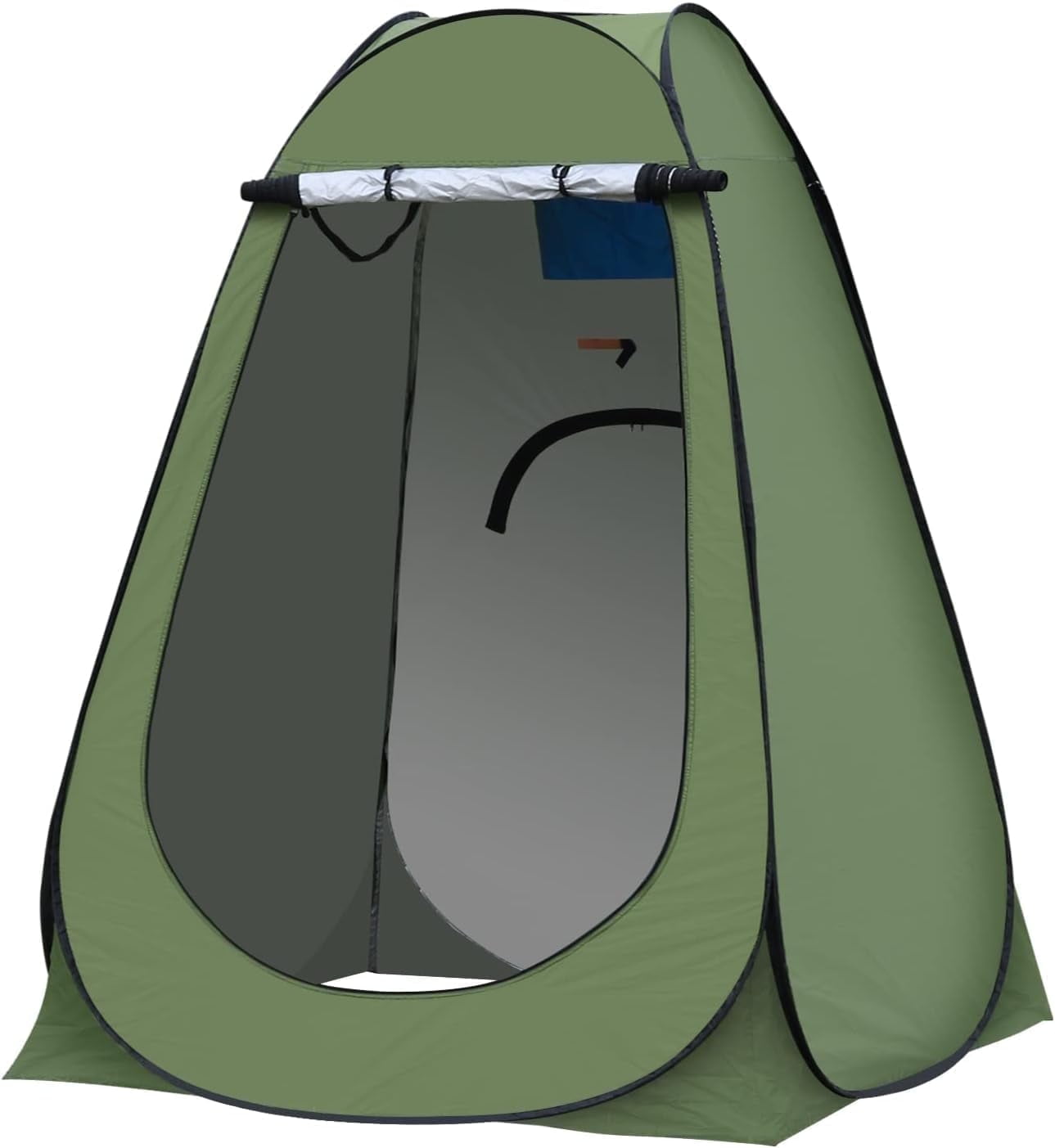 GVDV Portable Pop Up Privacy Tent for Camping Shower and Changing (Green, 47.2 in x 47.2 in x 74.7 in) eyhfl