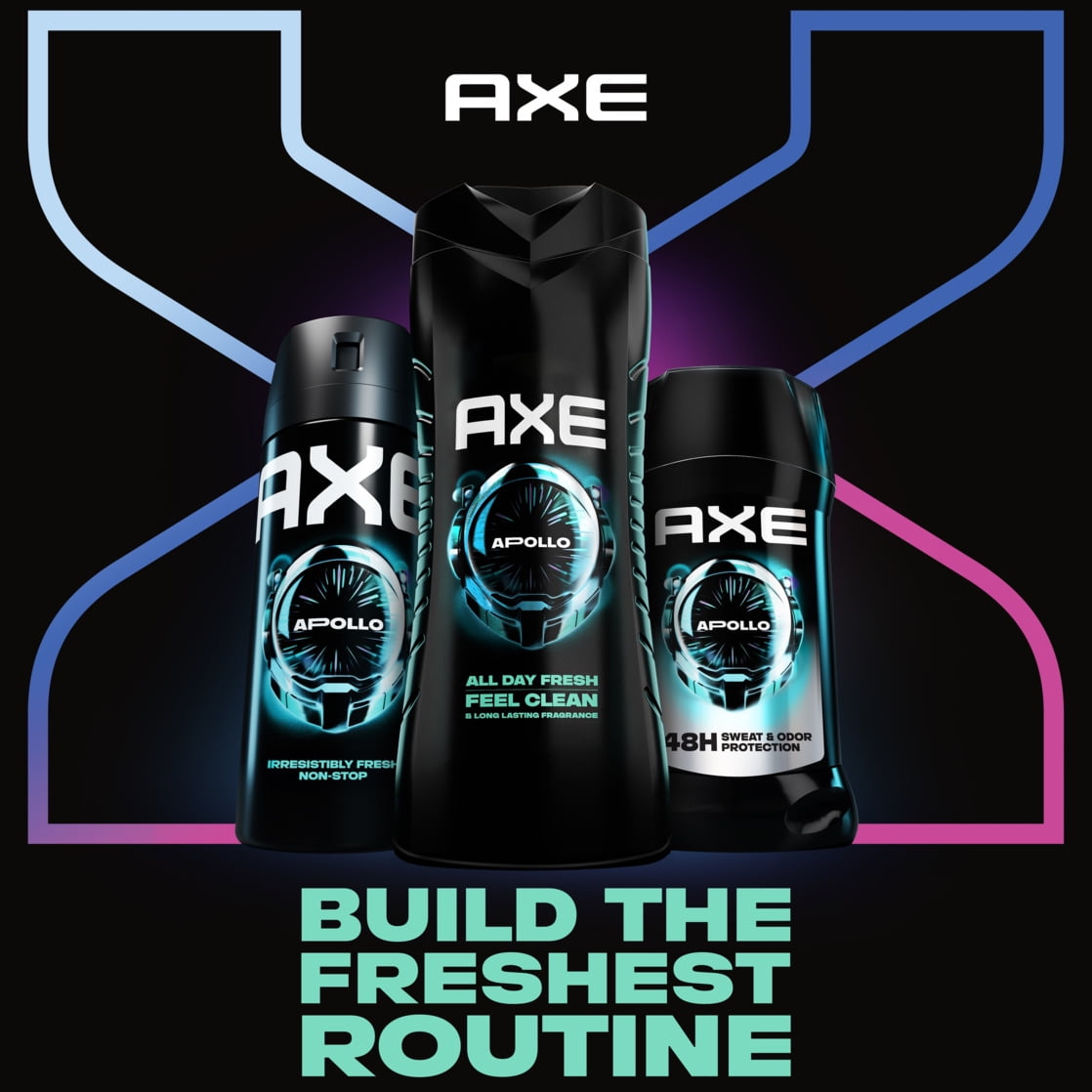 Axe Apollo Refreshing Men's Body Wash, Sage and Cedarwood Scent (32 fl oz) cf4v3