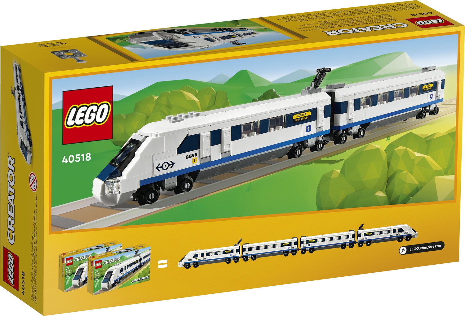LEGO Creator High-Speed Train Building Kit (284 Pieces) vhs2y