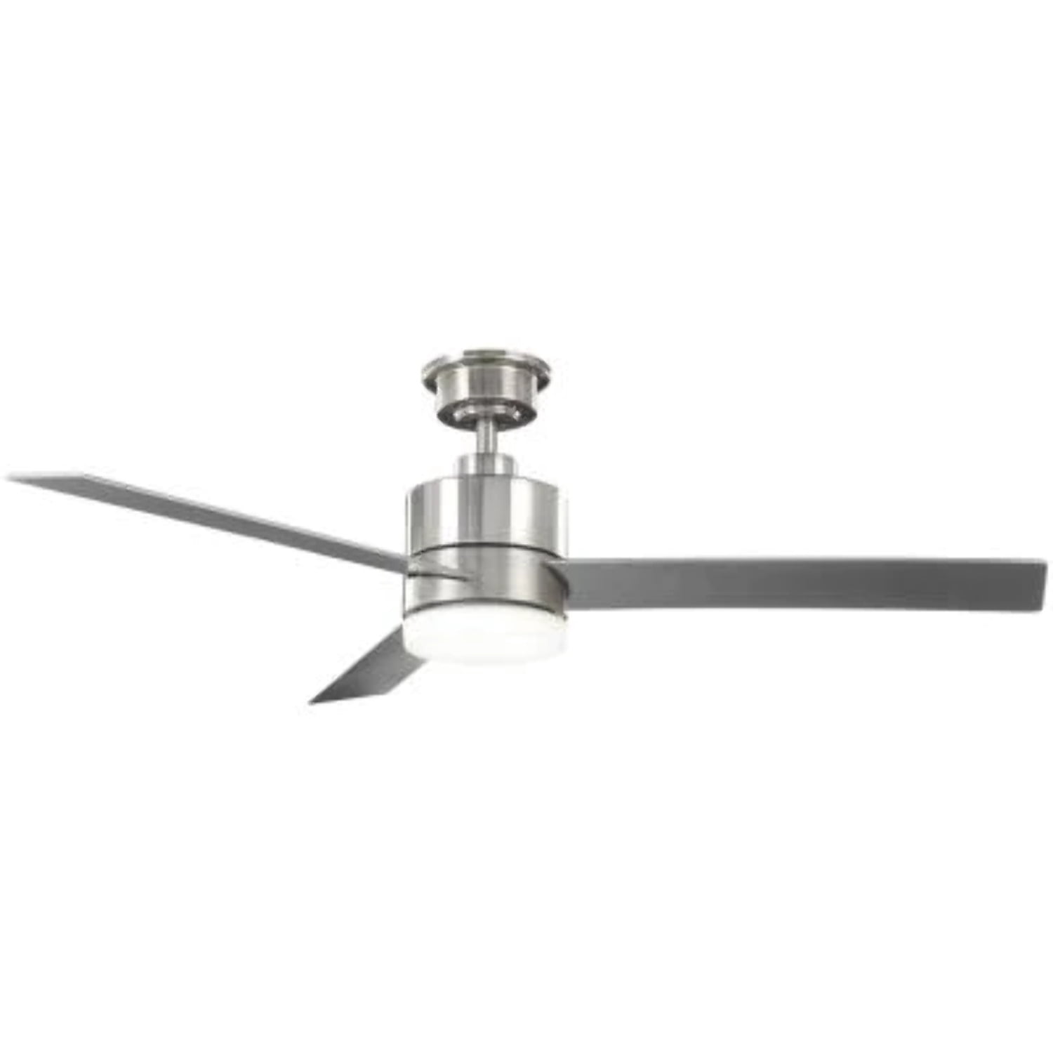 Hampton Bay Madison 52 in. Integrated LED Ceiling Fan with Remote Control (Brushed Nickel, 52 in.) n43d9