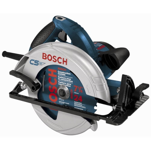 Bosch CS10-RT Circular Saw with 7-1/4 in. Blade, Heavy-Duty Magnesium Footplate (Blue, 7-1/4 in.) s1pwy