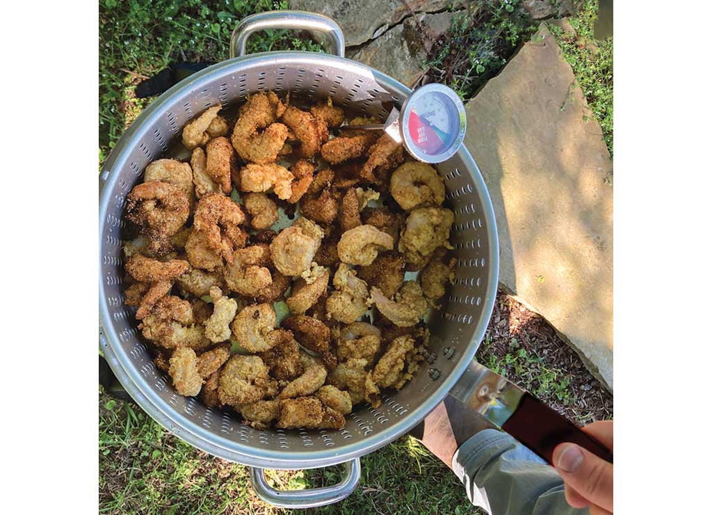 Bayou Classic Outdoor Fryer Pot with Perforated Strainer (Silver, 10 qt) 20gqn