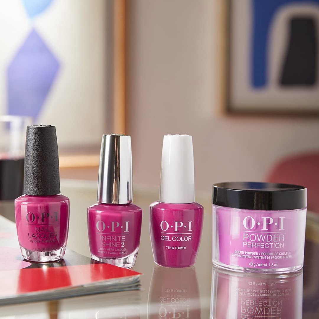 OPI Nail Lacquer Long-Lasting Professional Polish (7th & Flower, 0.5 fl oz) zn3xy