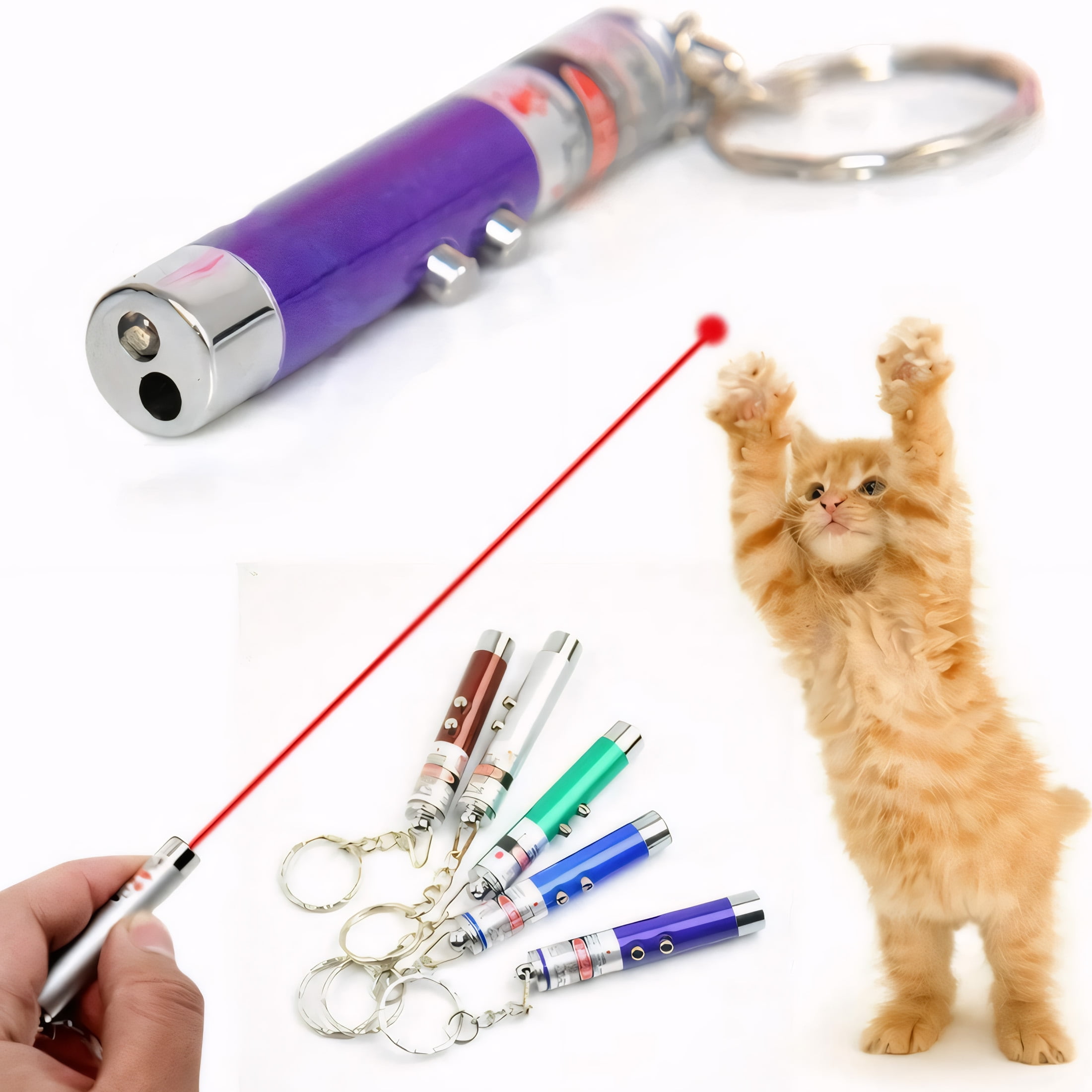 BESTSKY Interactive Laser Pointer for Cats and Kittens (Red, 1 Pack) ehuwf