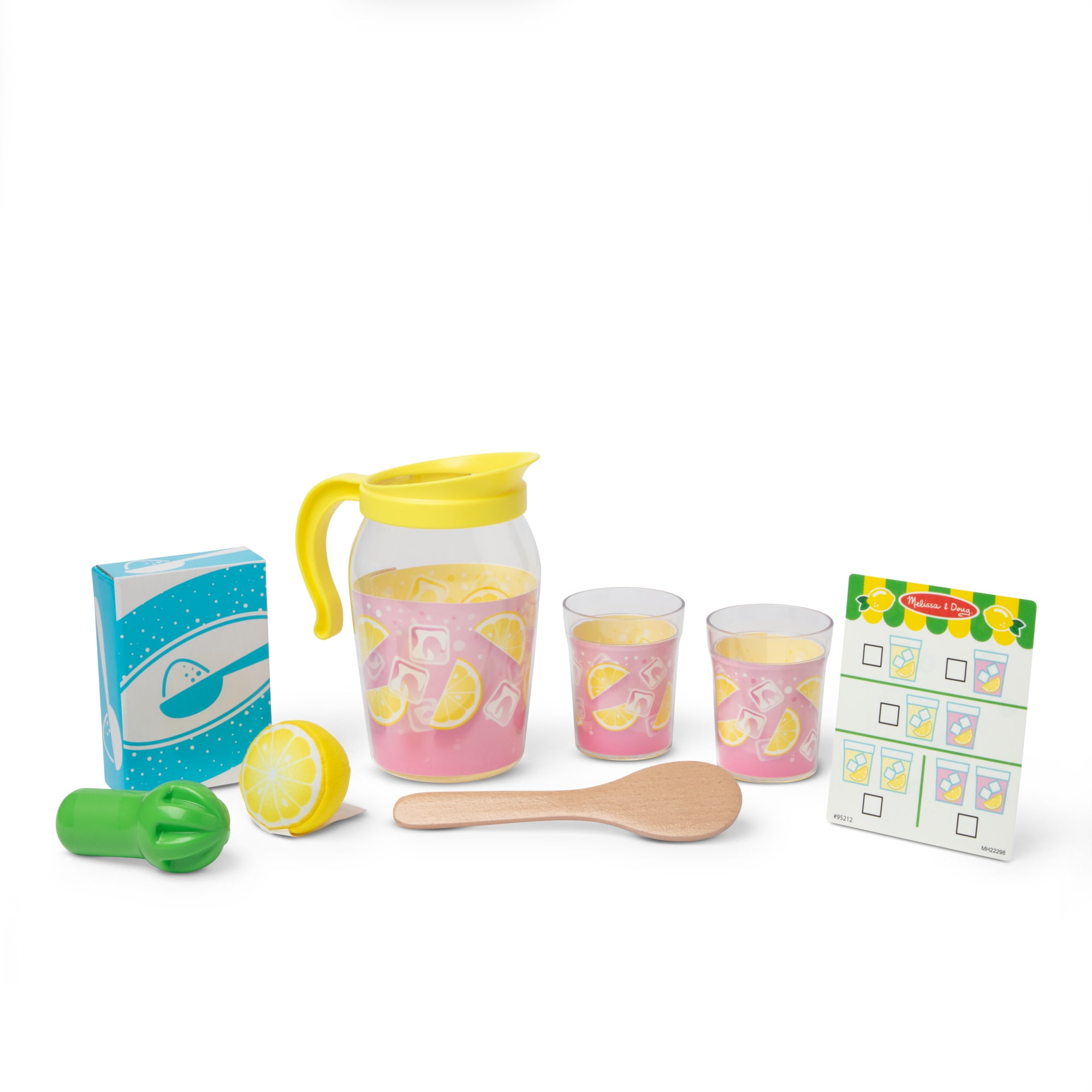 Melissa & Doug Lemonade Pretend Play Food and Drink Set (12 Pieces) h5mmz