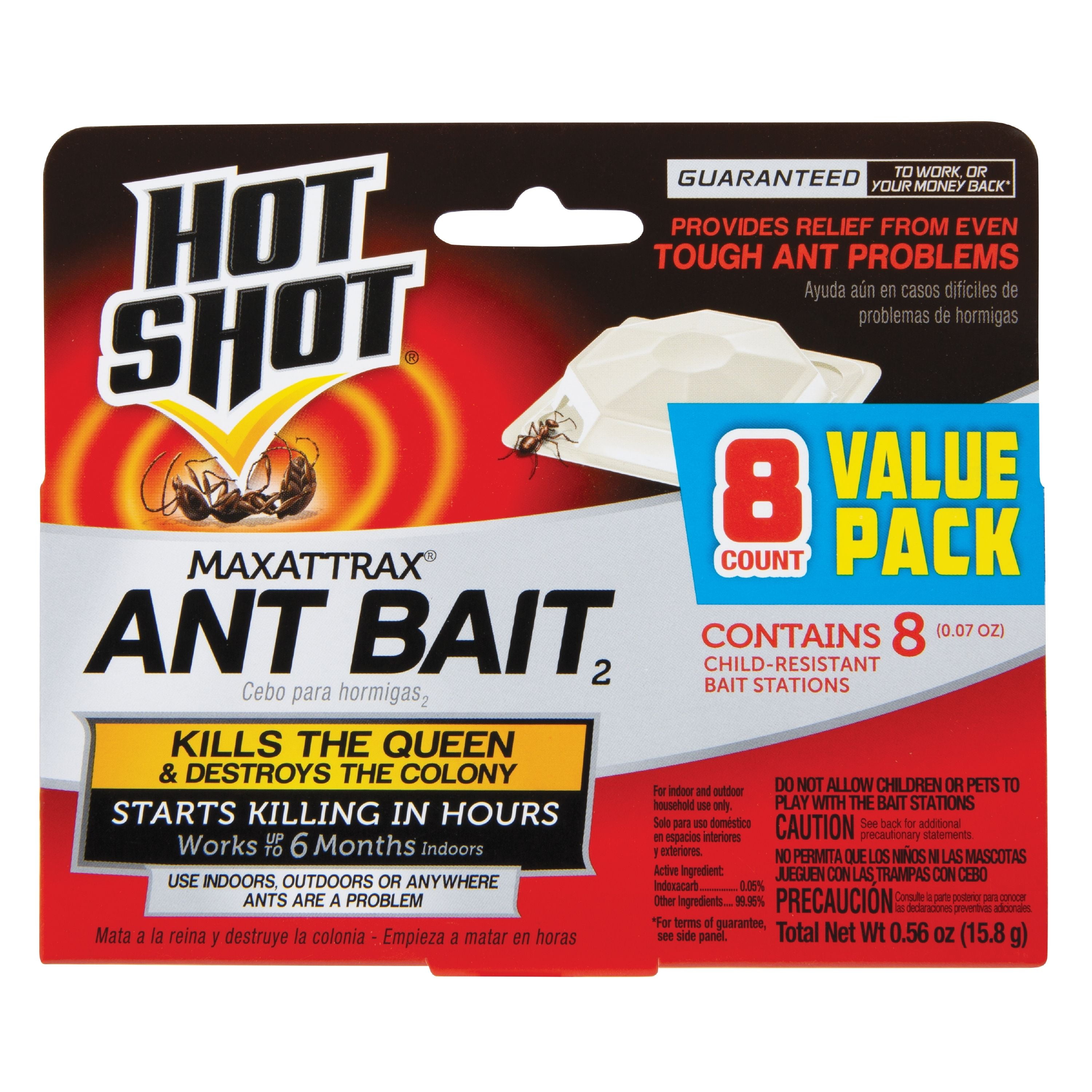 Hot Shot MaxAttrax Ant Bait Stations (8-Count) 8gbih