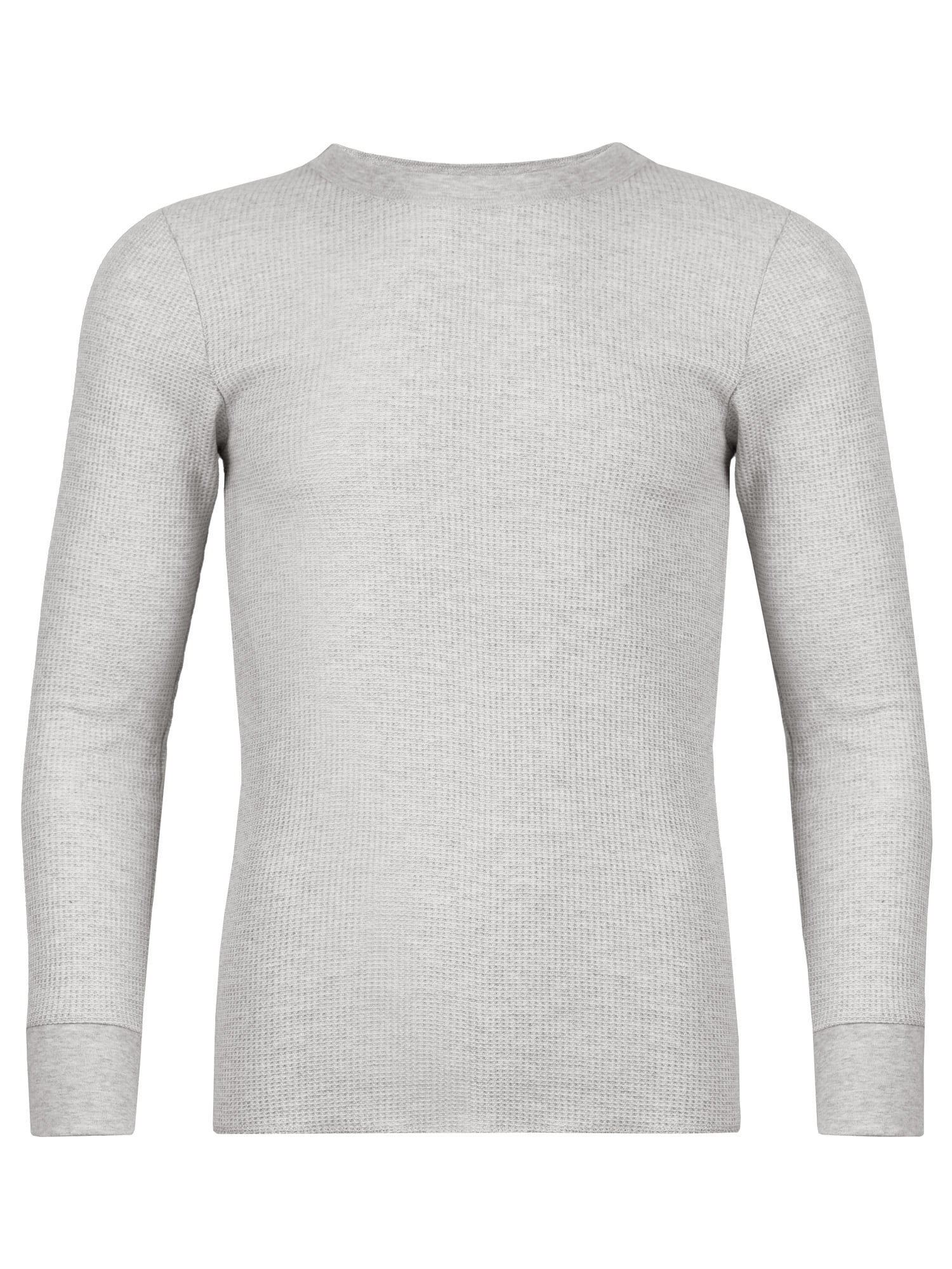 Fruit of the Loom Men's Thermal Waffle Crew Top (Black, 3-Pack) 0i5jn