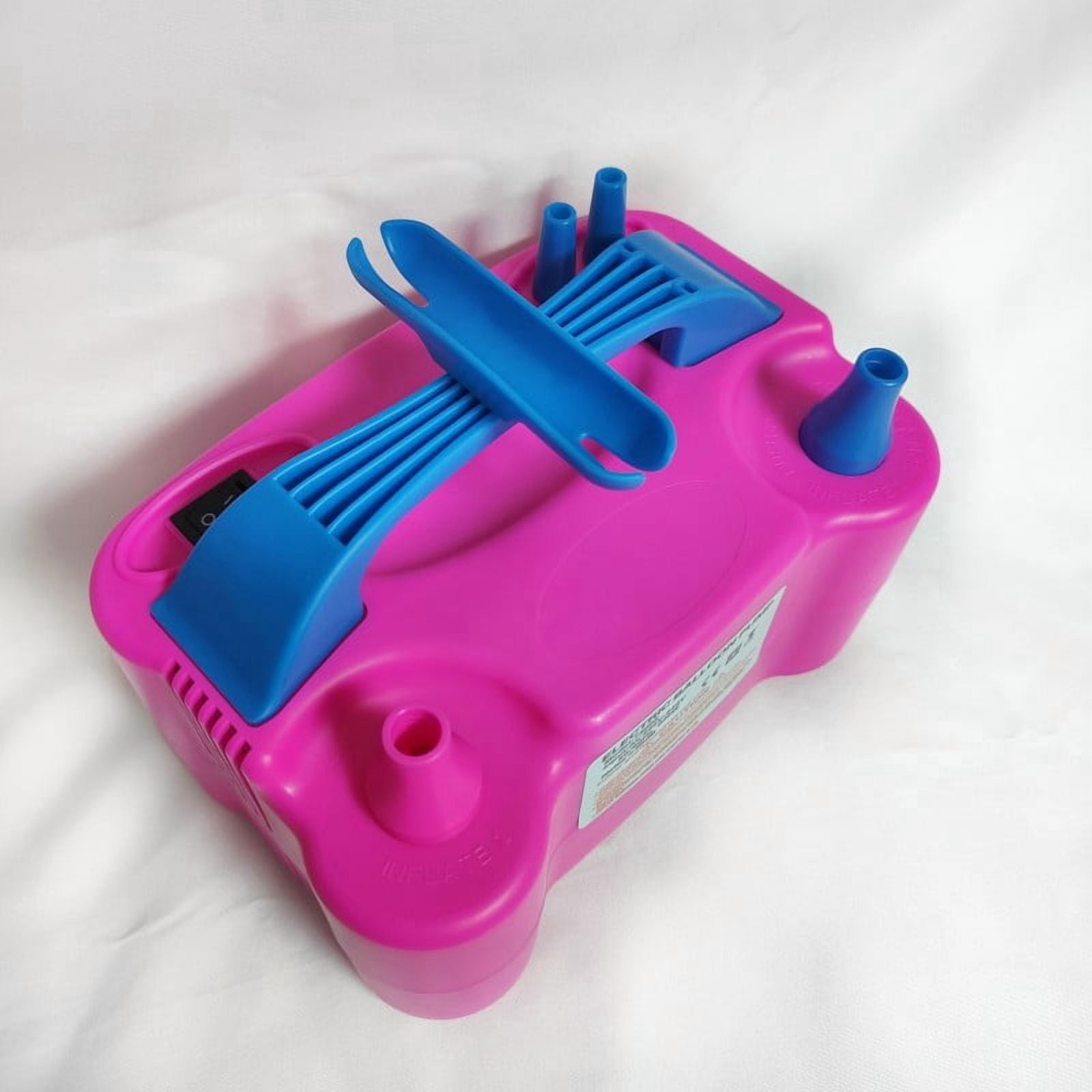 Yansion Electric Balloon Pump Dual Nozzle Inflator for Party Decorations (Rose Red, 2 lb) mrfo4