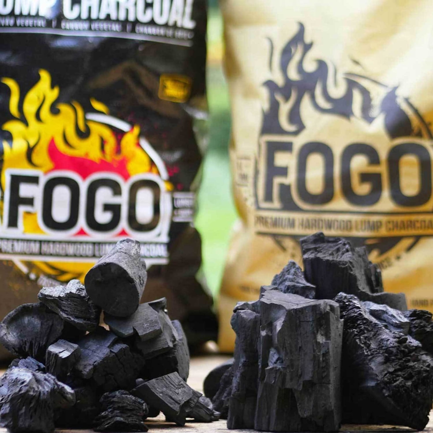 FOGO Super Premium All Natural Oak Hardwood Lump Charcoal (Black, 17.6 lb) 0xy78