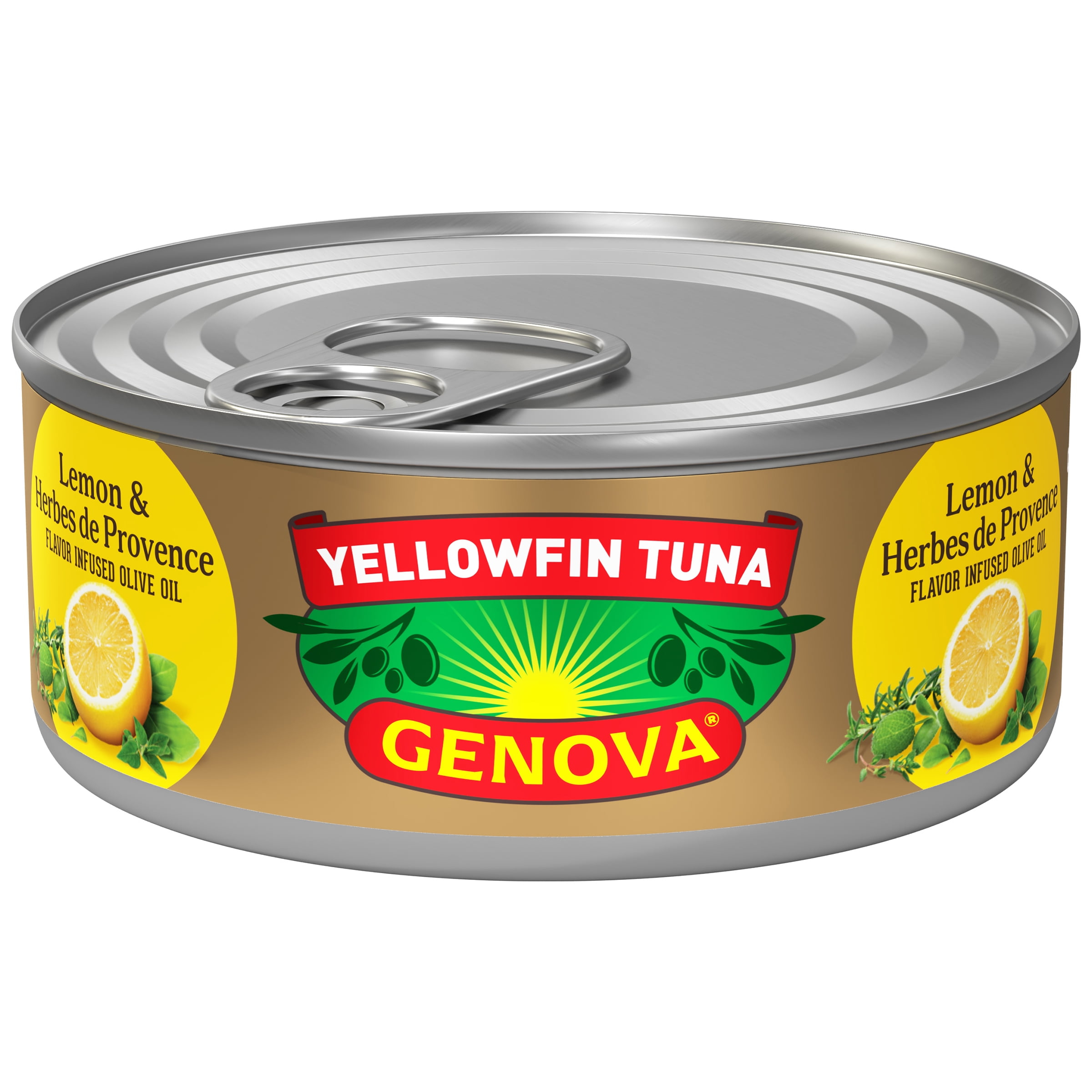 Genova Premium Yellowfin Tuna in Lemon and Herbes de Provence Infused Olive Oil (5 oz) ktsha