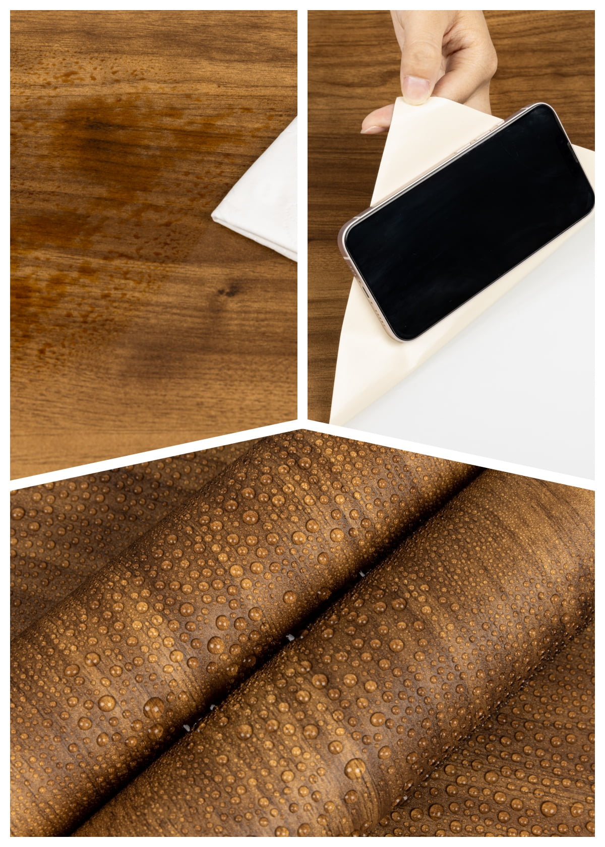 Abyssaly Wood Peel and Stick Wallpaper, Self-Adhesive Removable Contact Paper for Home Decor (Brown, 15.7 in x 118 in) 24fn3