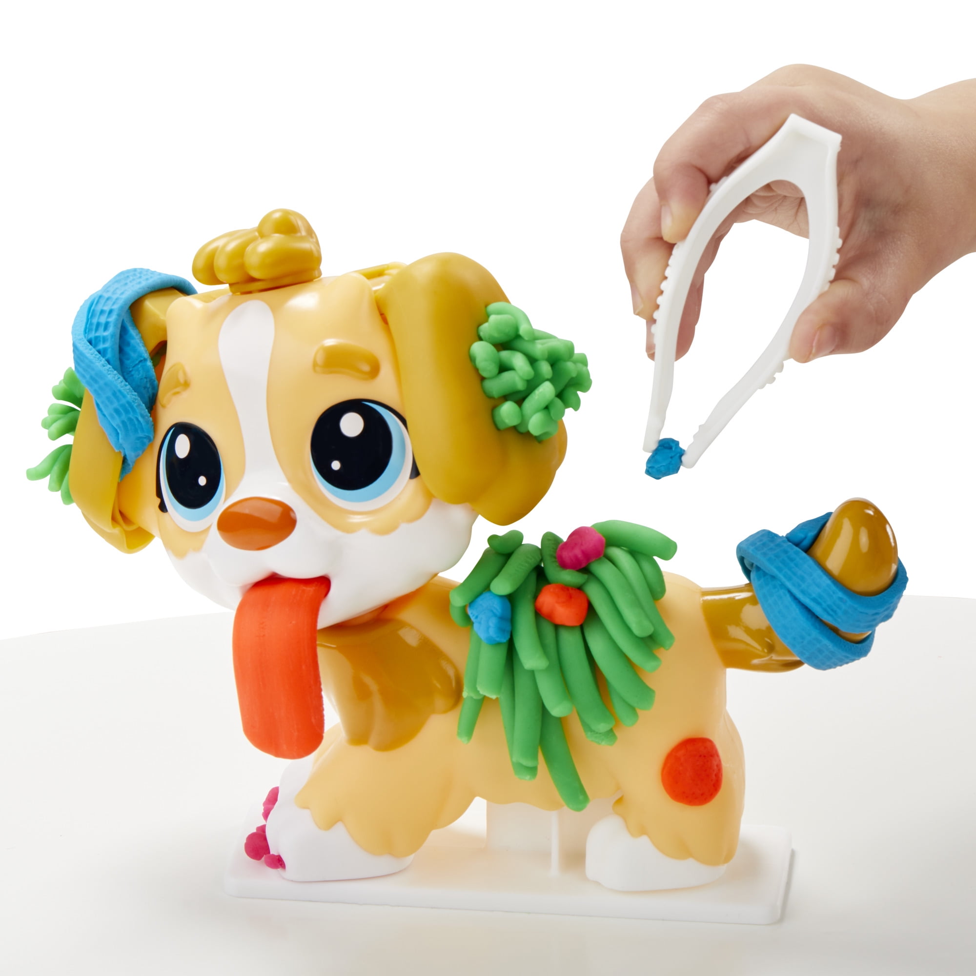 Play-Doh Care 'N Carry Vet Playset with Toy Dog and 10 Modeling Tools (5 Colors, 2 oz) 607k4